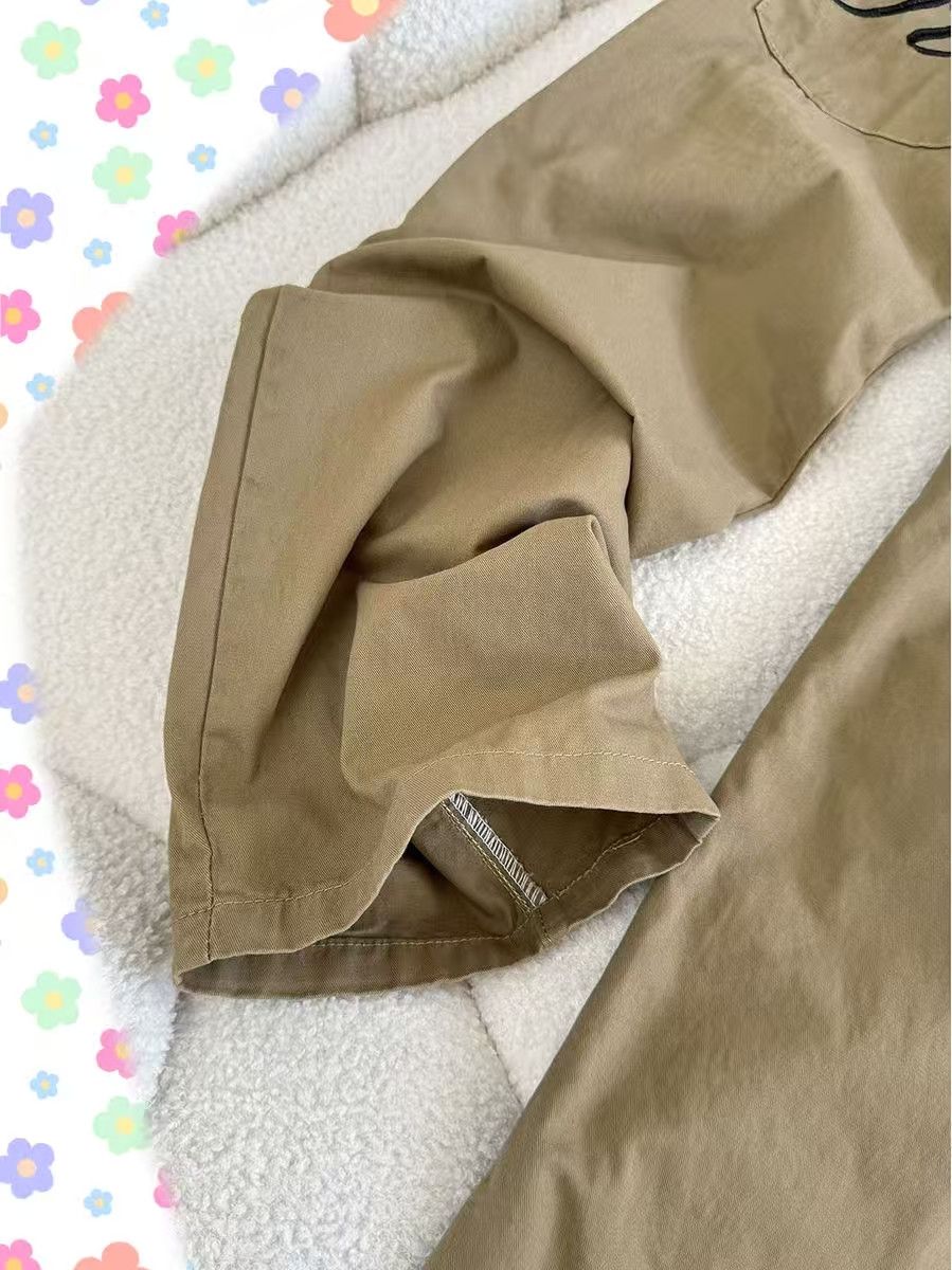 Vintage Vintage Brown Cargo Pants for Men - Loose Straight Fit Size US 32 / EU 48 - 5 Thumbnail