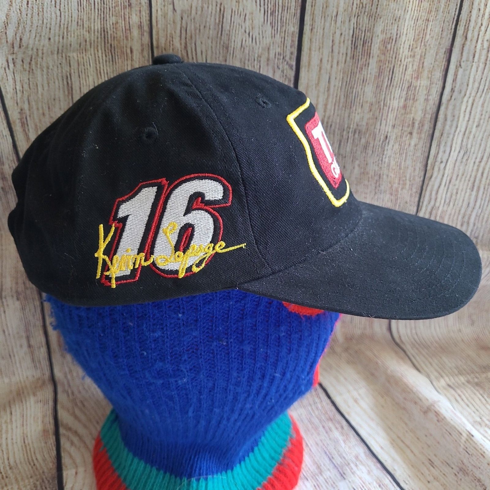 NASCAR × Vintage Vtg Nascar TV guide snapback hat #16 Kevin Lepage 1999 2000 Size ONE SIZE - 7 Thumbnail