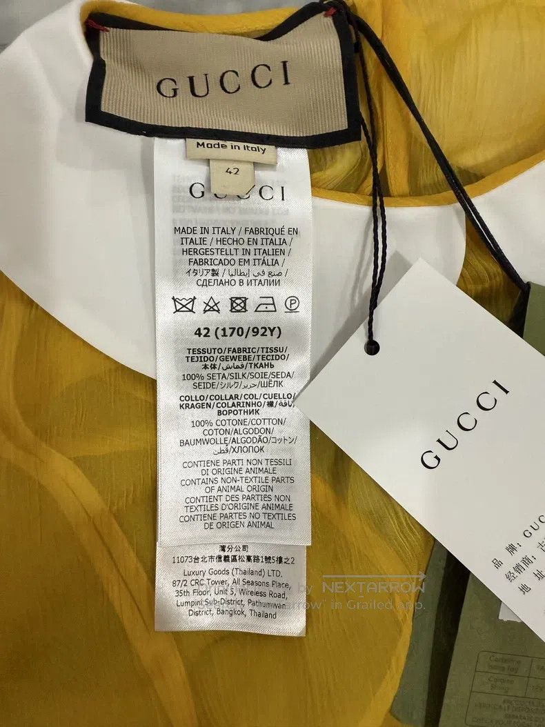 Gucci Gucci Silk chiffon dress Size XS / US 0-2 / IT 36-38 - 7 Thumbnail