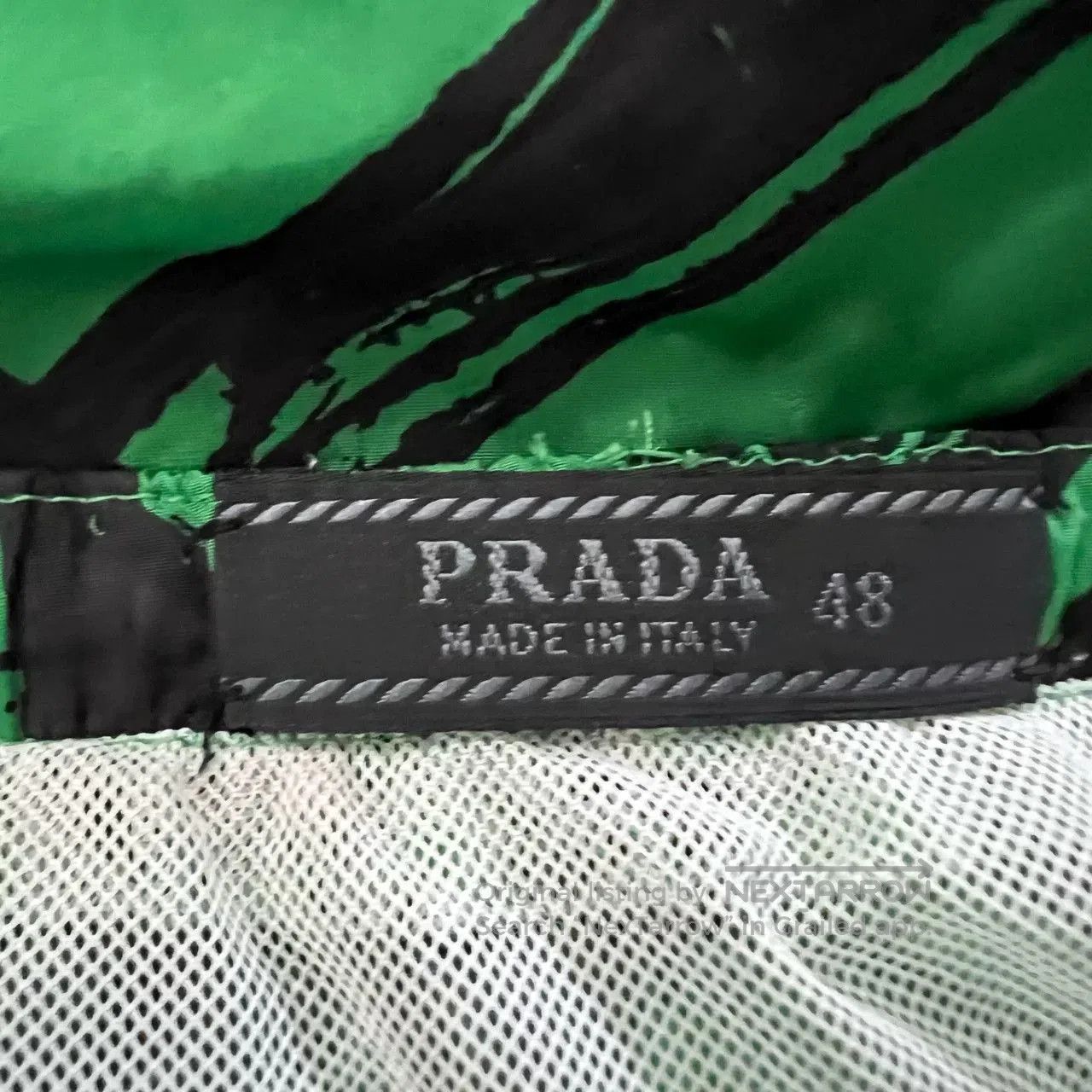 Prada PRADA Floral Colorblock Shorts. Size 41" - 3 Thumbnail