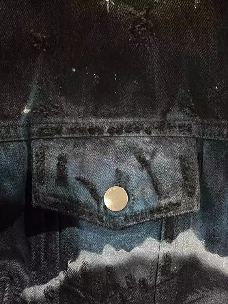 Amiri amiri Rhinestone Starwolf denim jacket. Size US M / EU 48-50 / 2 - 3 Thumbnail