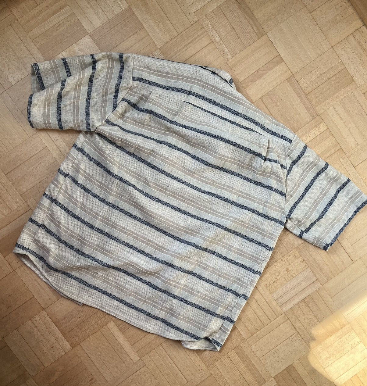 Japanese Brand × Vintage Vintage retro shirt 90s rare Soprano style Bode style Size US L / EU 52-54 / 3 - 4 Thumbnail