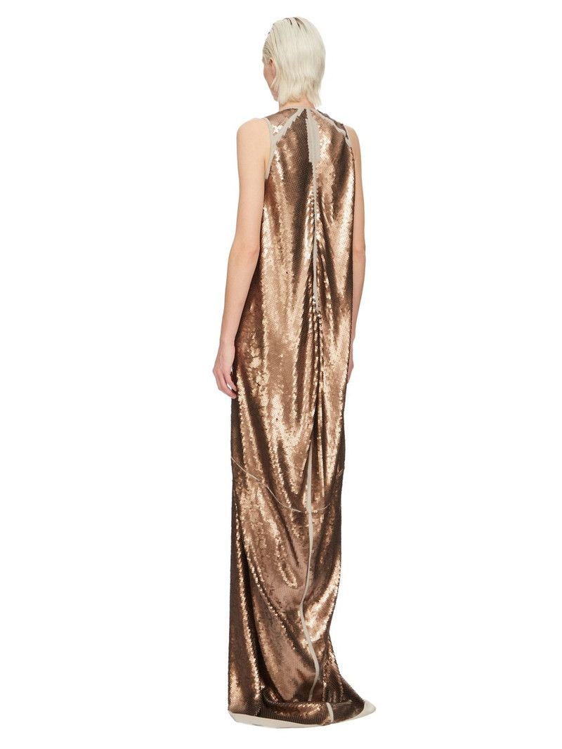 Rick Owens o1y0126 Maxi Dress in Brown Size S / US 4 / IT 40 - 3 Thumbnail