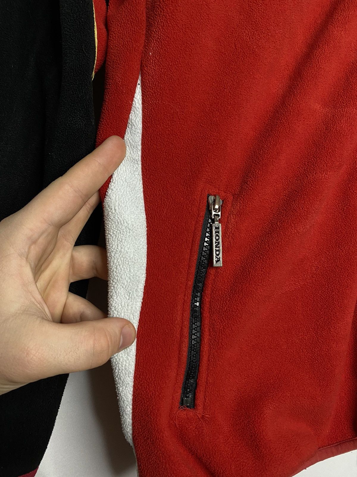🔥 Honda HYDREX Biker Full Zip Fleece Jacket F1 Team 🔥