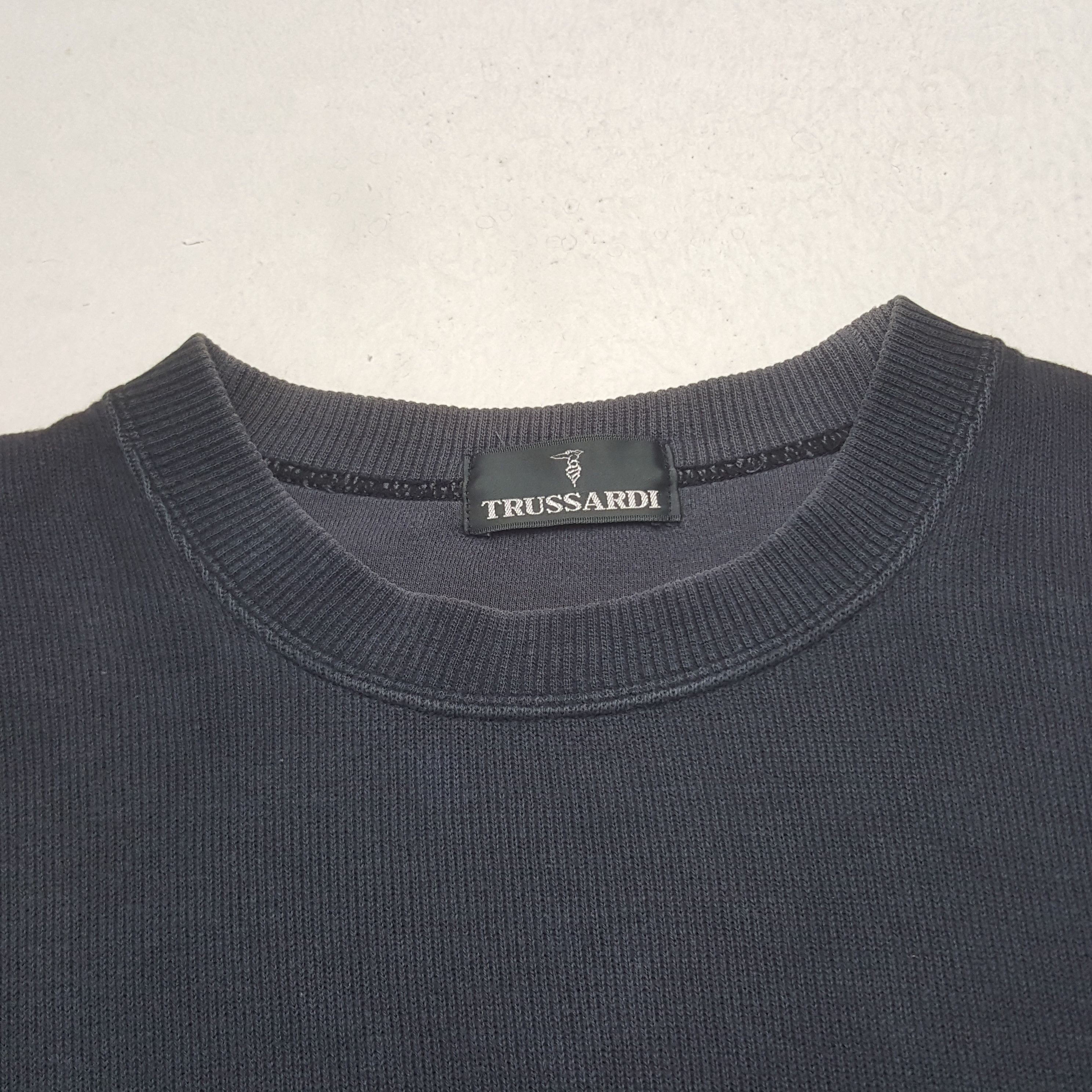 Trussardi Vintage Trussardi Spell Out Sweatshirt Size US XL / EU 56 / 4 - 4 Thumbnail