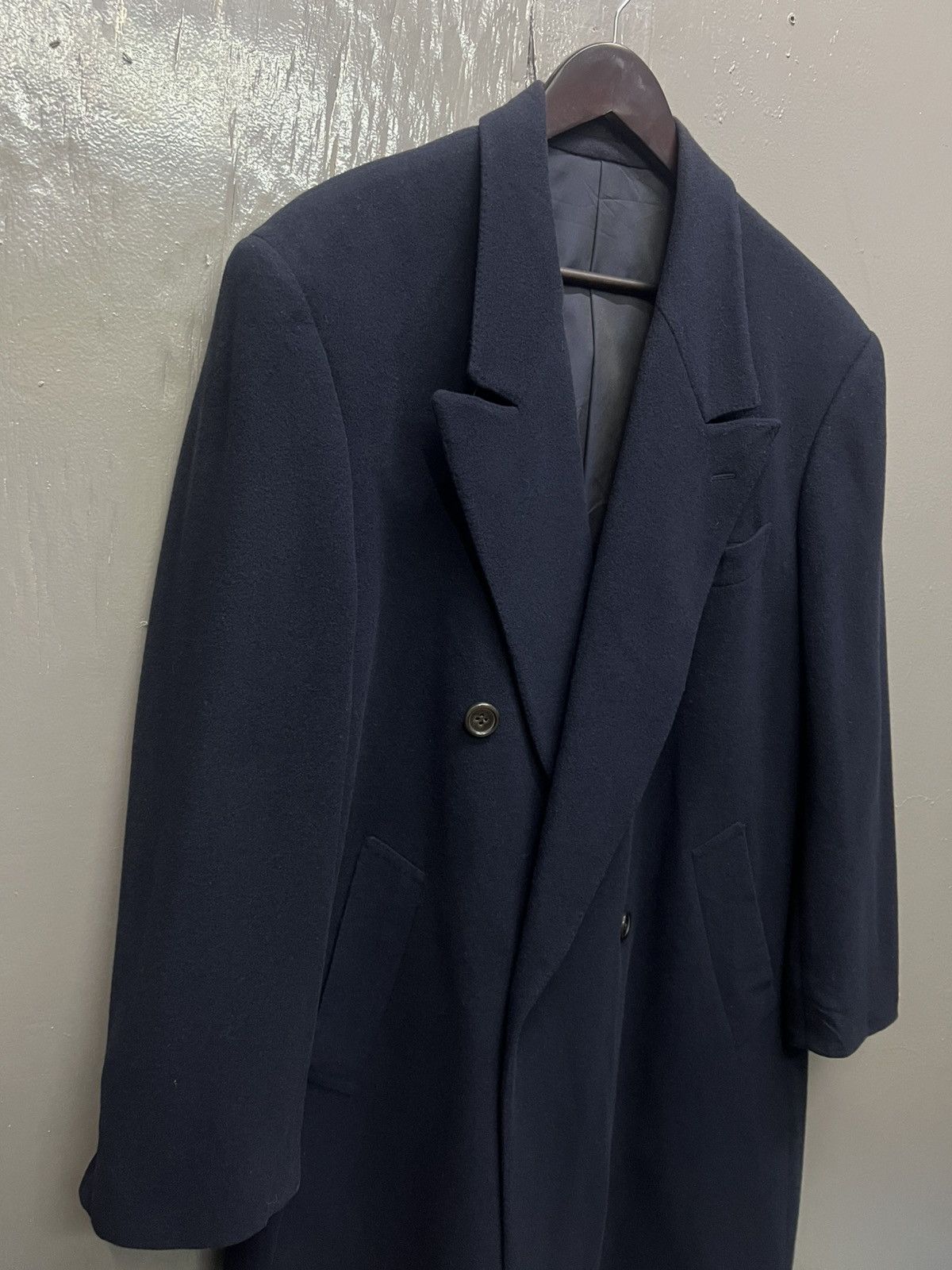 Lanvin Lanvin Paris Wool Long Coat Double Breast Size US XL / EU 56 / 4 - 5 Thumbnail