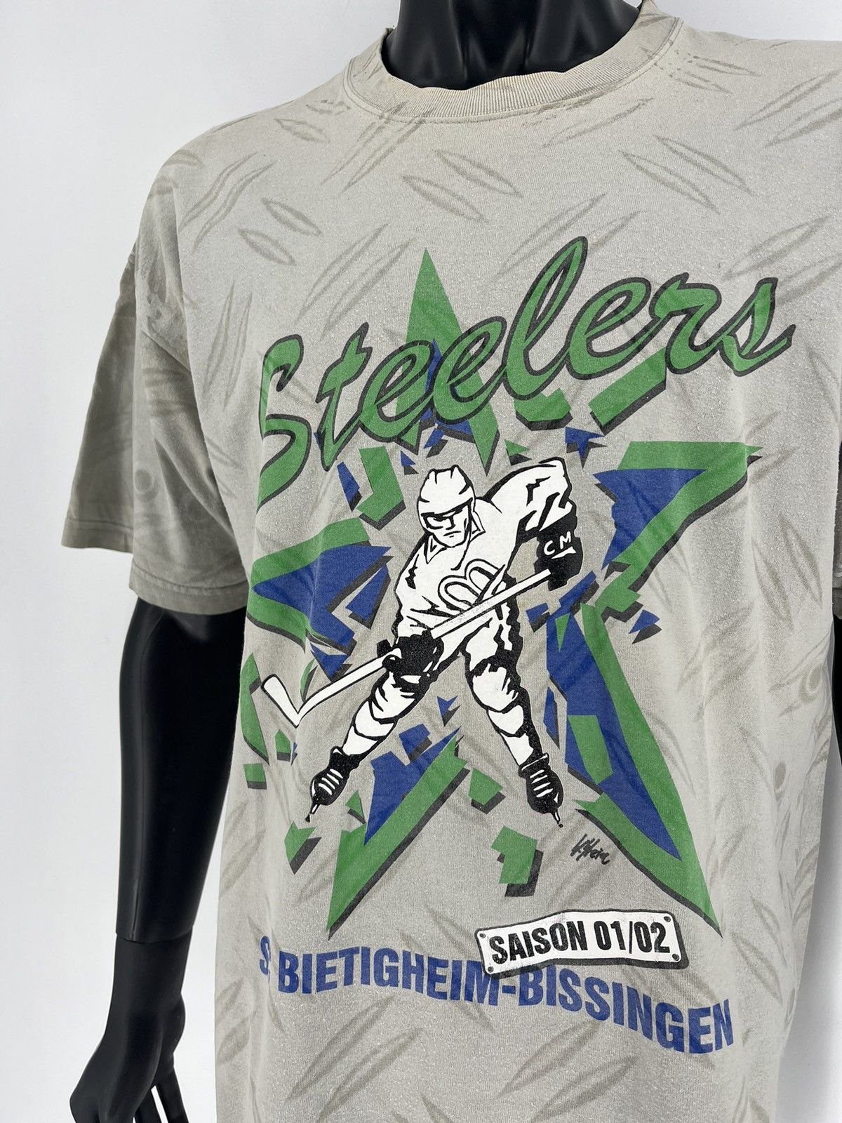 NFL × Vintage Vintage y2k Bietigheim Steelers NFL T-Shirts Streetwear 90s Size US XL / EU 56 / 4 - 6 Thumbnail