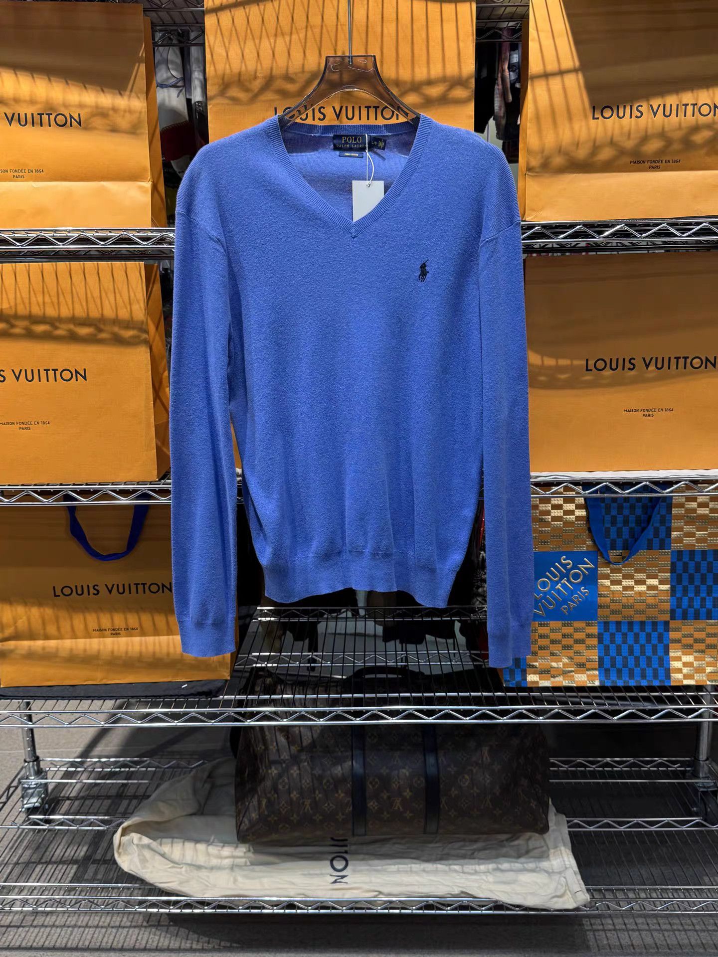 Polo Ralph Lauren Polo Ralph Lauren Embroidered Knit Sweatshirt K15 Size US L / EU 52-54 / 3 - 1 Thumbnail