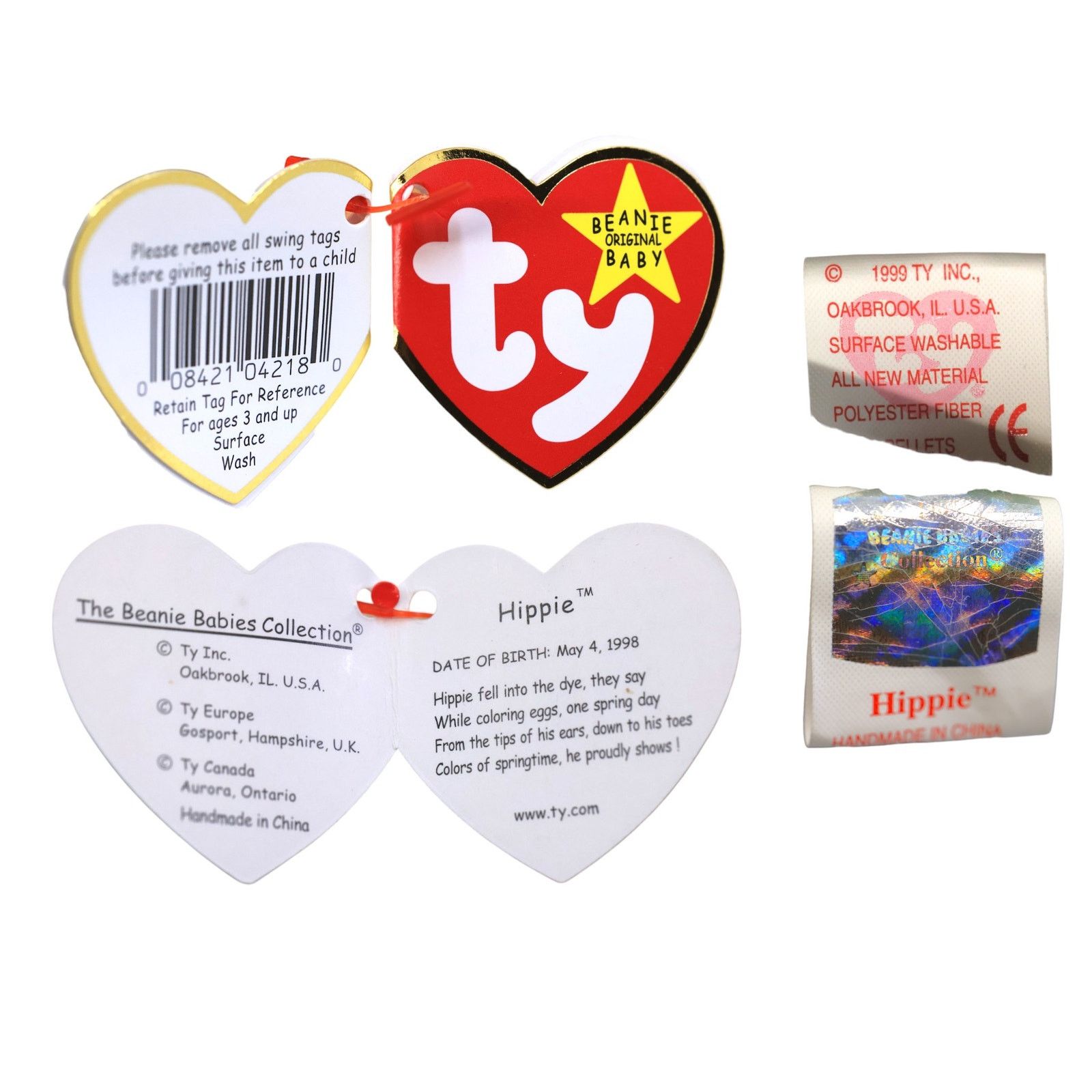 Other Easter Bunnies Beanie Babies [Set of 4] Size ONE SIZE - 4 Thumbnail