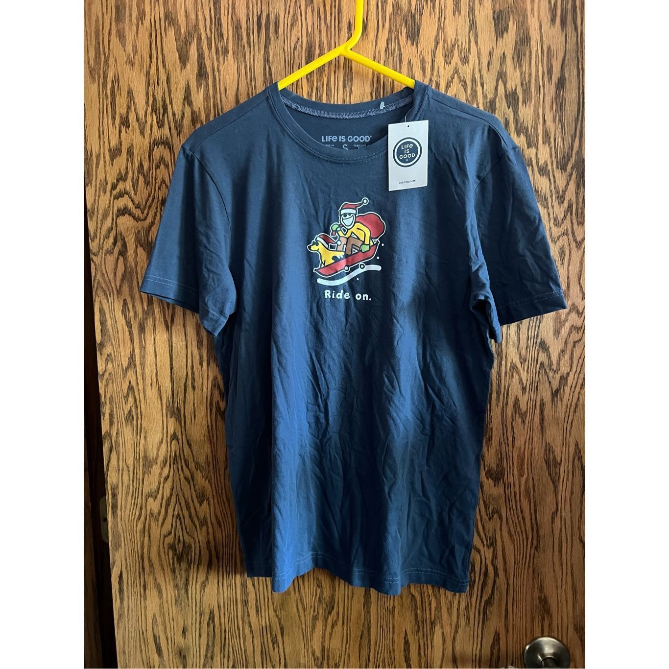 Life is Good Life Is Good Ride On Christmas T-Shirt Size Small NEW Size US S / EU 44-46 / 1 - 1 Thumbnail