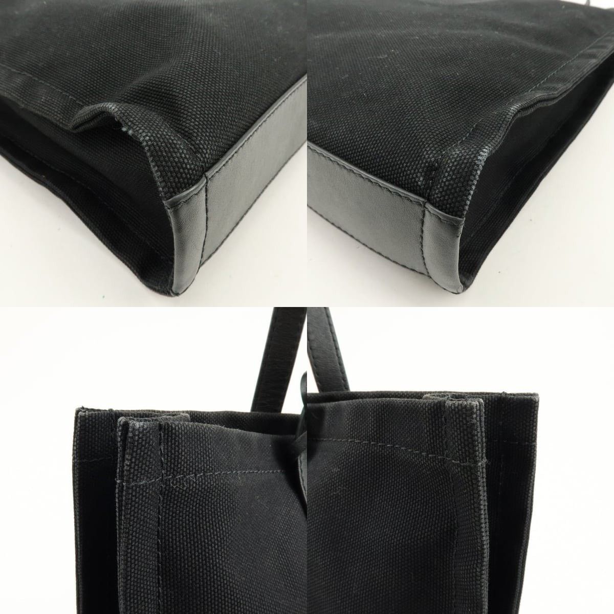 Jimmy Choo Jimmy Choo Logo Canvas Tote Black Size ONE SIZE - 5 Thumbnail