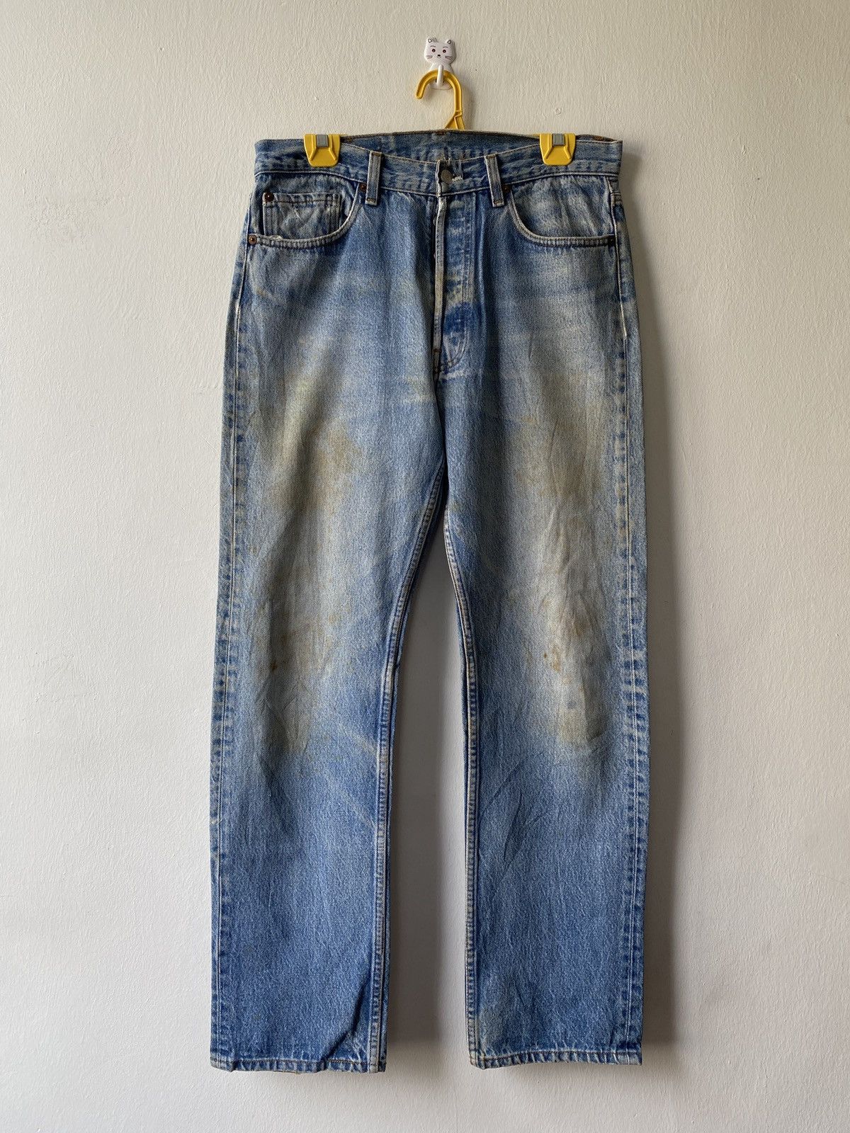 Levi's Vintage 90s Levi’s 501 Rusty Denim Size US 31 - 1 Thumbnail