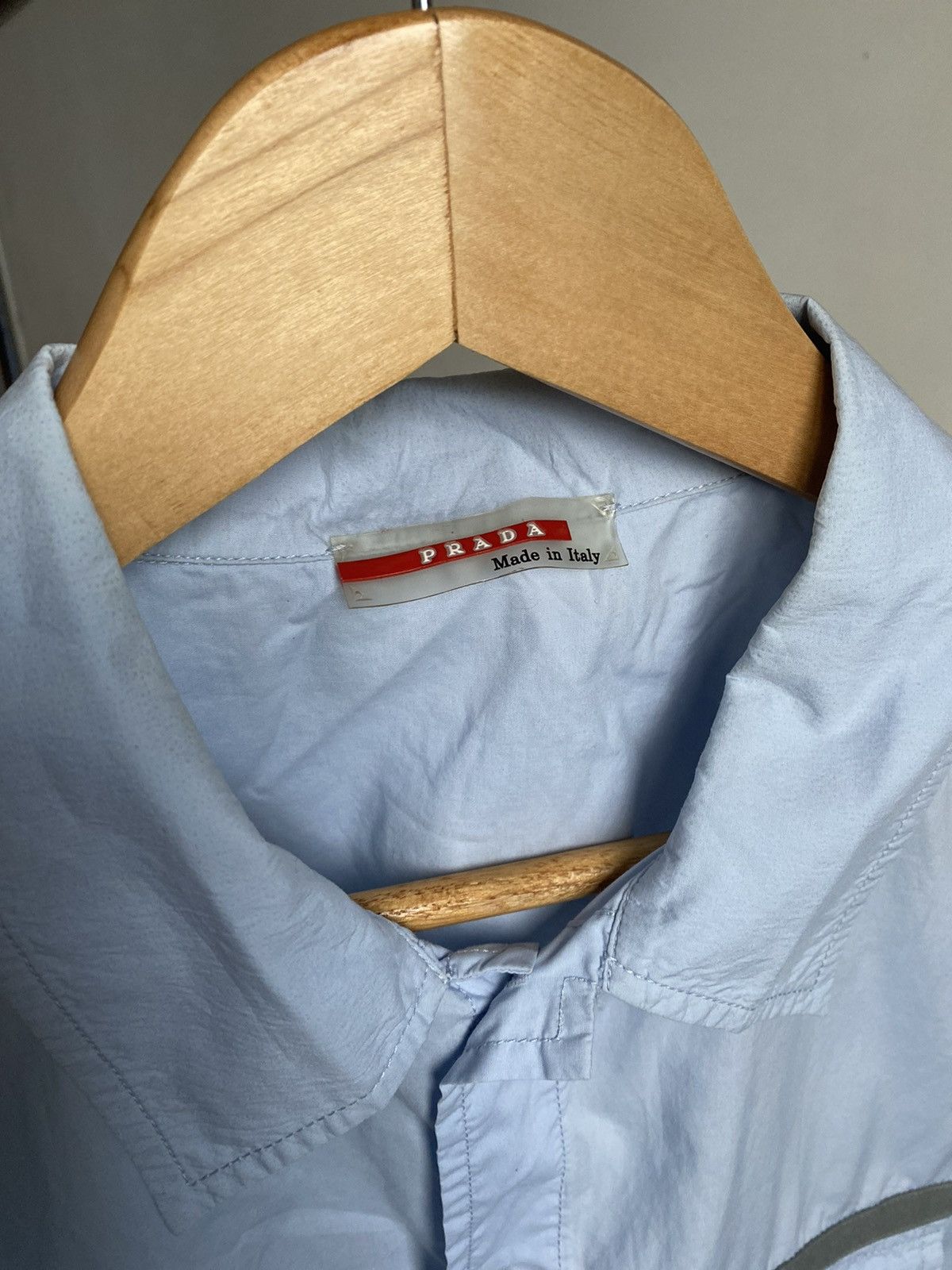 Prada Prada shirt chest pocket luxury vintage red tab Size US M / EU 48-50 / 2 - 4 Thumbnail