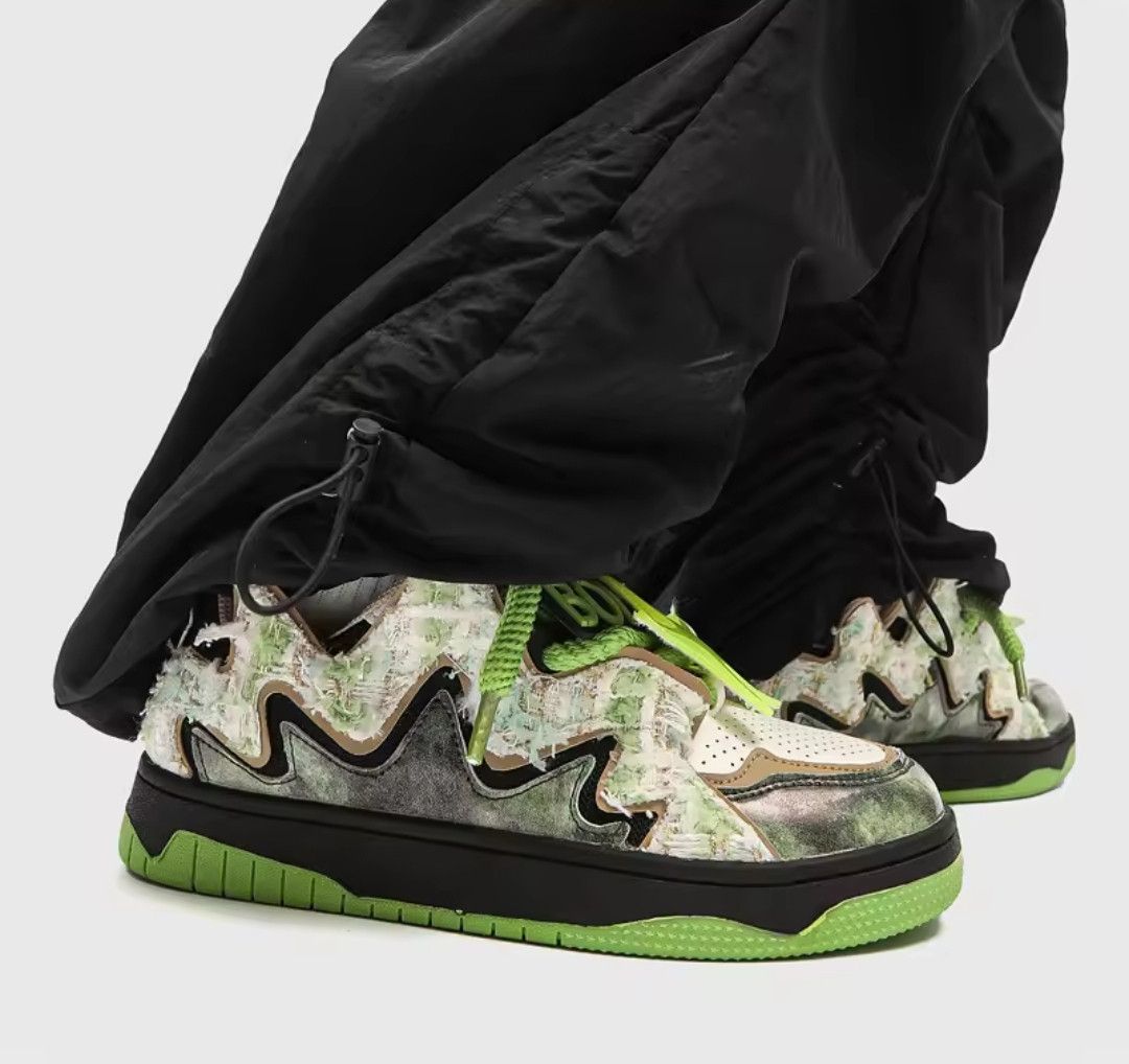 Japanese Brand Skateboard Loud in Volcano Streetwear Green Sneakers Size US 10 / EU 43 - 2 Thumbnail