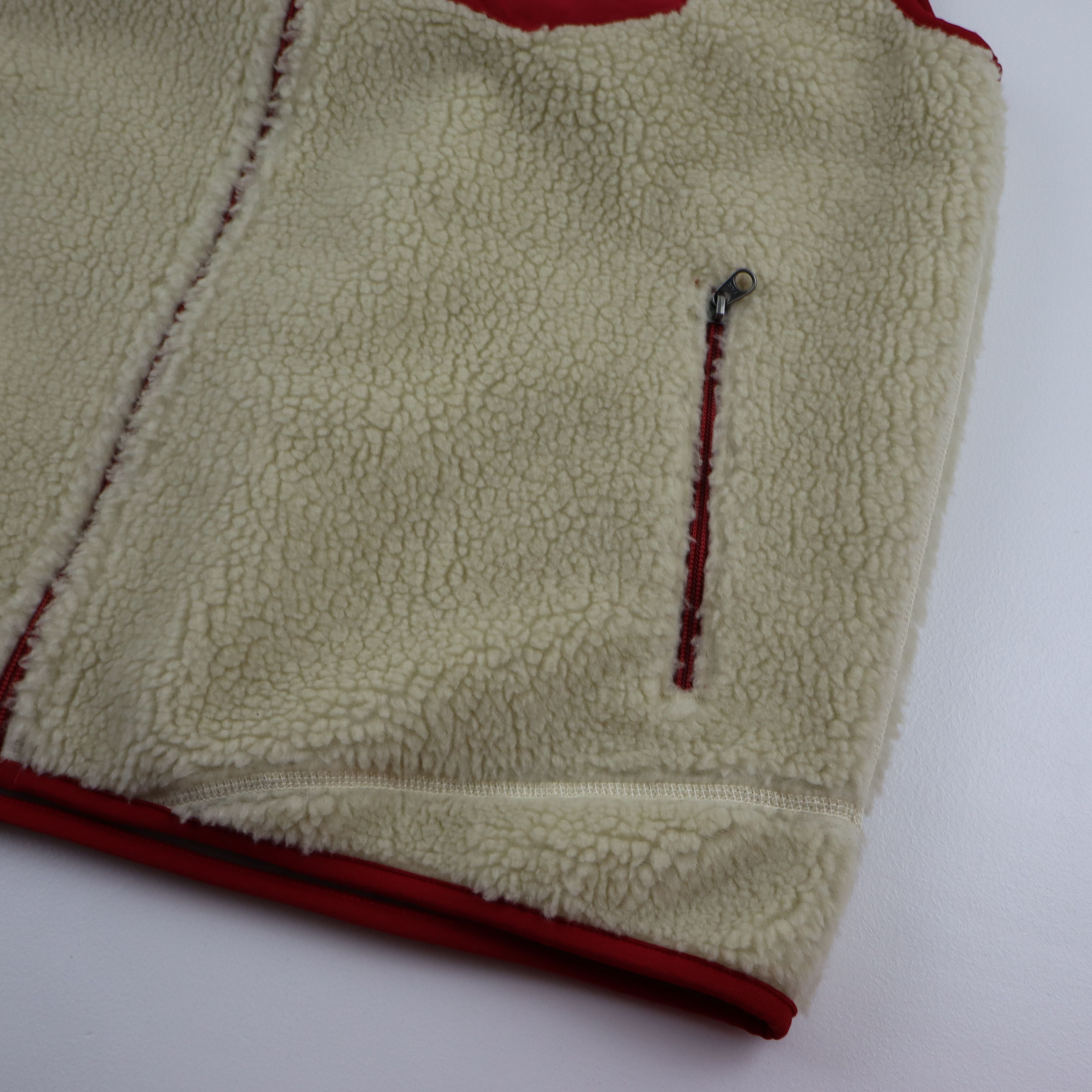 Carhartt × Patagonia × Supreme New Vintage Patagonia Deep Pile Retro X Fleece Vest Oatmeal Size US XL / EU 56 / 4 - 4 Thumbnail