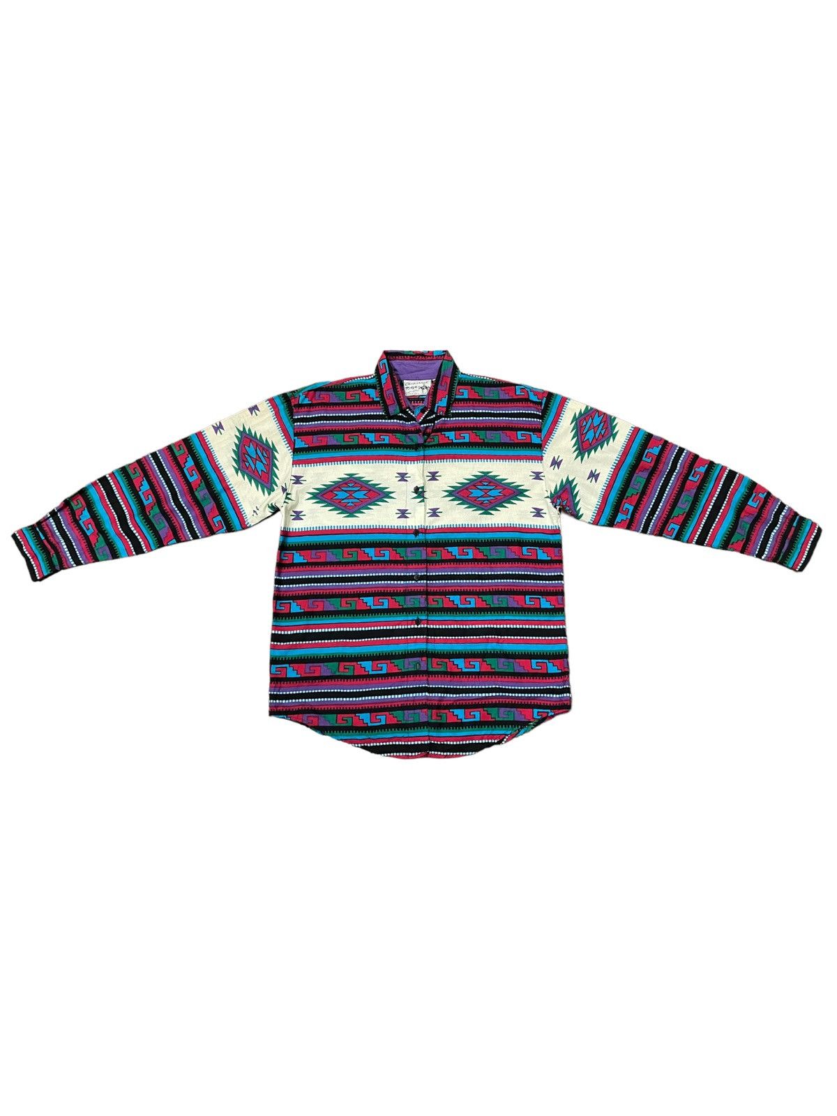 Cowboy Equipment × Vintage Chaparral Ridge Cowboy Western Native Shirts Size US L / EU 52-54 / 3 - 2 Thumbnail