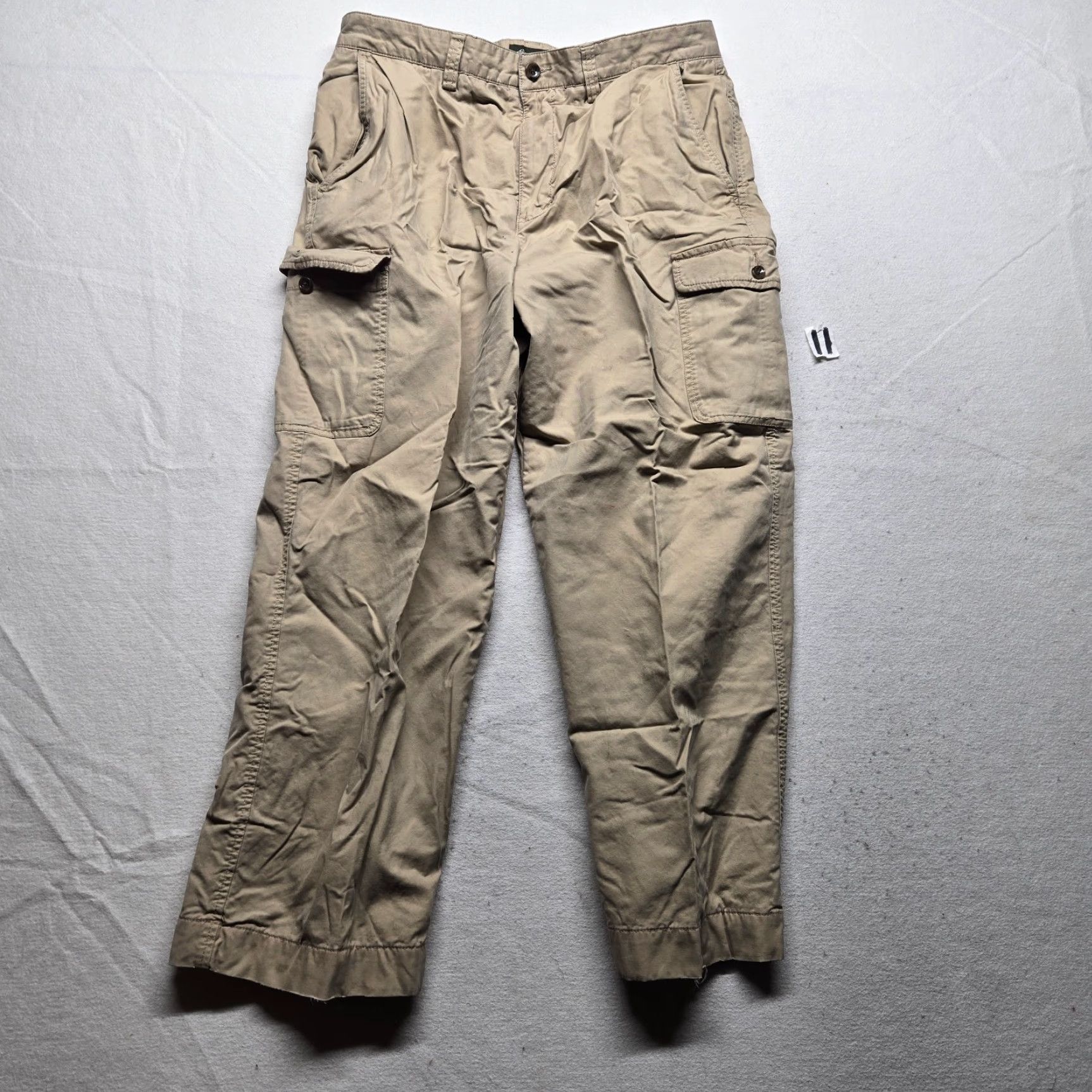 Eddie Bauer Eddie Bauer Pants Khaki Thermal Lined Outdoor Stretch Men's 35 x 32 Beige Casual Outdoor Pants Mens 35 Size US 35 - 2 Thumbnail