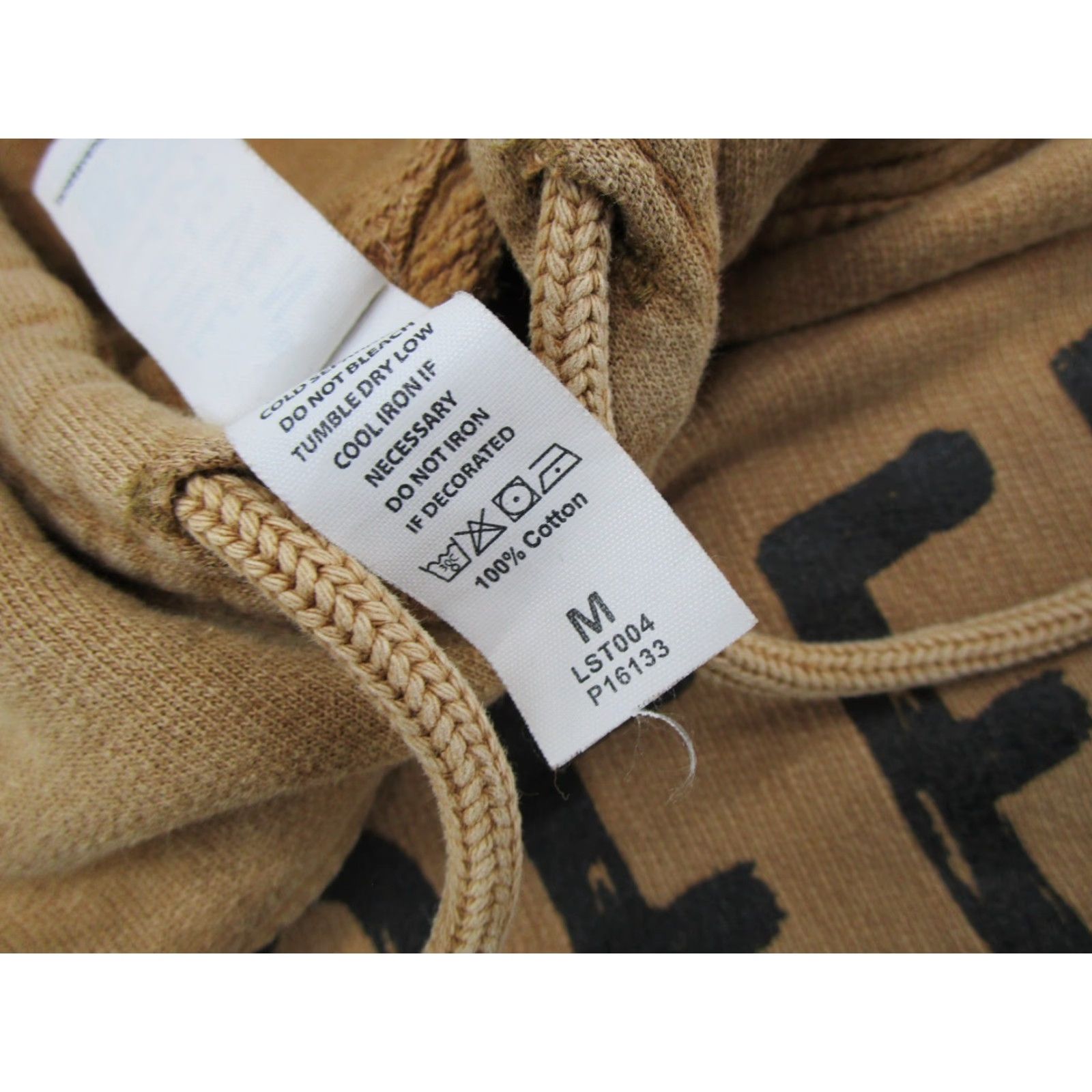 Spell Lane Seven Coffee Graphic Spell Out Hoodie Sweatshirt Pullover Men's Size M Brown Size US M / EU 48-50 / 2 - 5 Thumbnail
