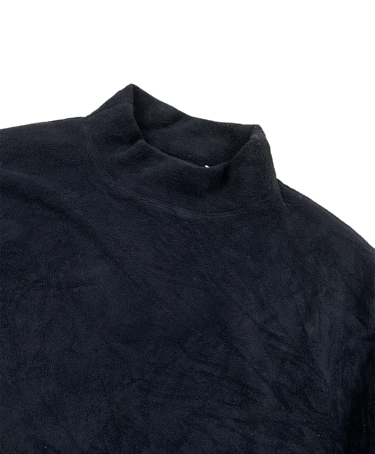 White Mountaineering White Mountaineering Fleece Mock Neck By Uniqlo Pullover Size US L / EU 52-54 / 3 - 2 Thumbnail