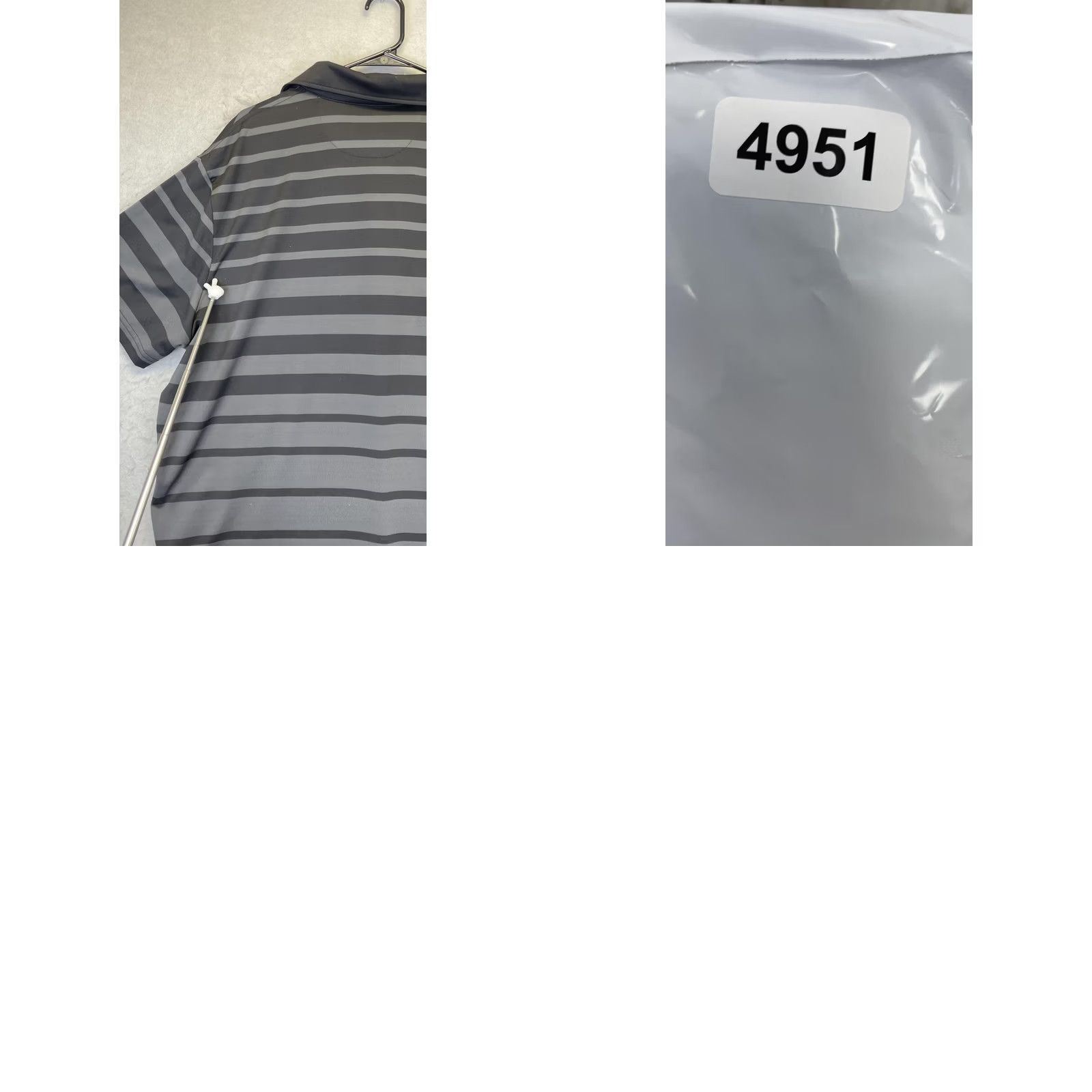 Cremieux Cremieux Polo Shirt Mens XL Black Gray Striped Short Sleeve Performance Golf Size US XL / EU 56 / 4 - 9 Thumbnail