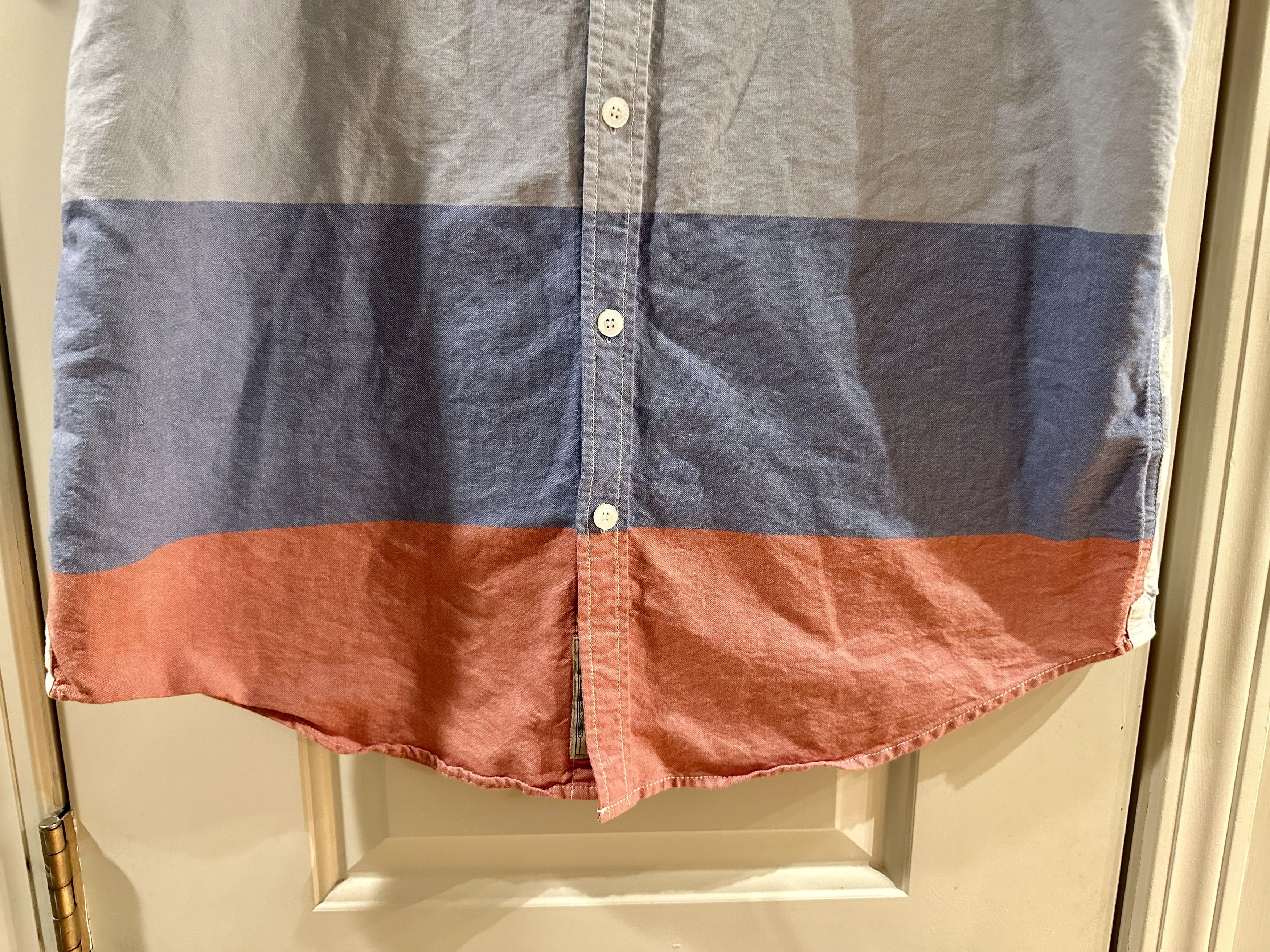 Staple Staple Pigeon Color Block Short Sleeve Button-Up Shirt Size US XL / EU 56 / 4 - 3 Thumbnail