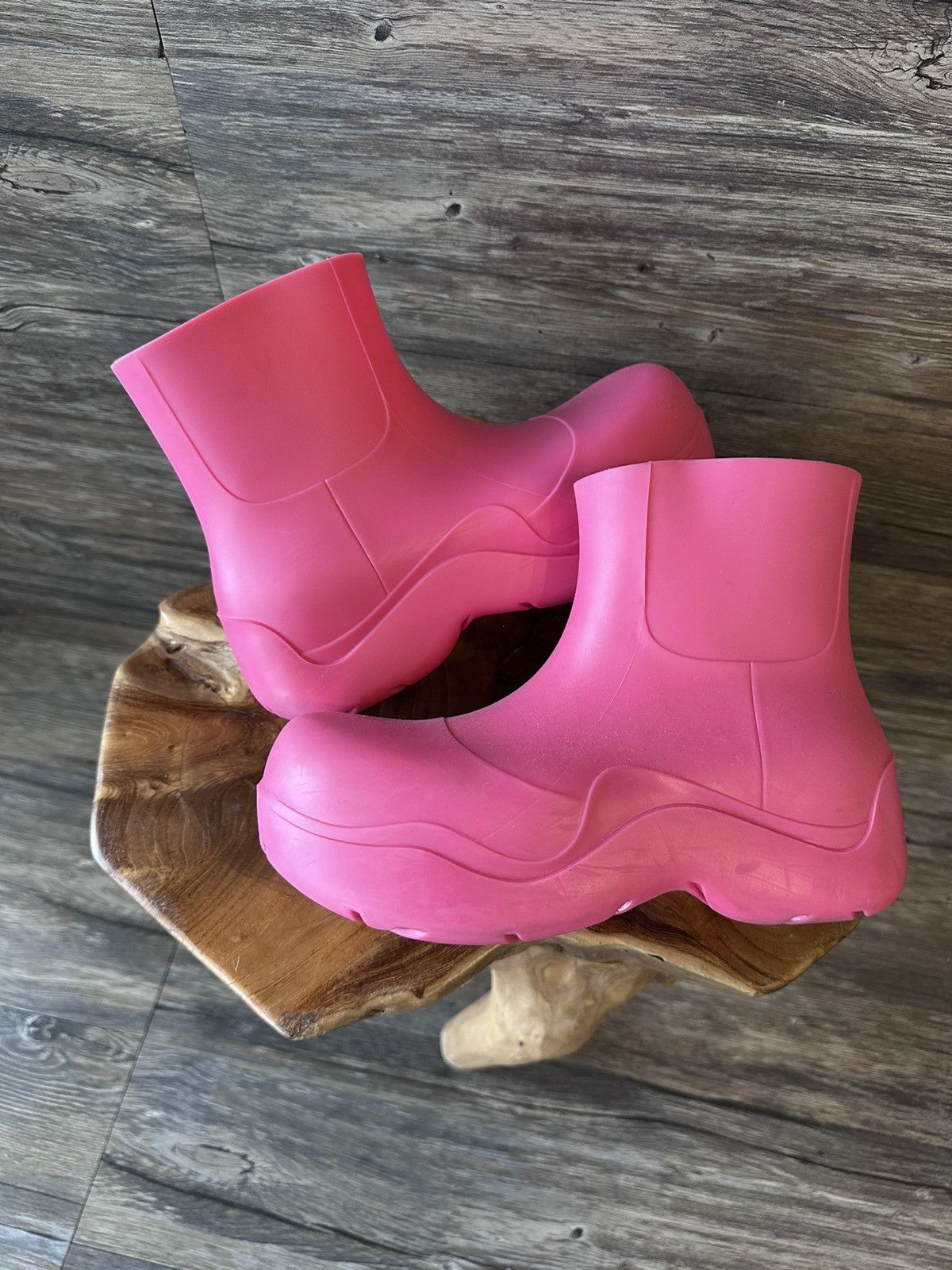 Bottega Veneta Puddle Boots Pink | Grailed