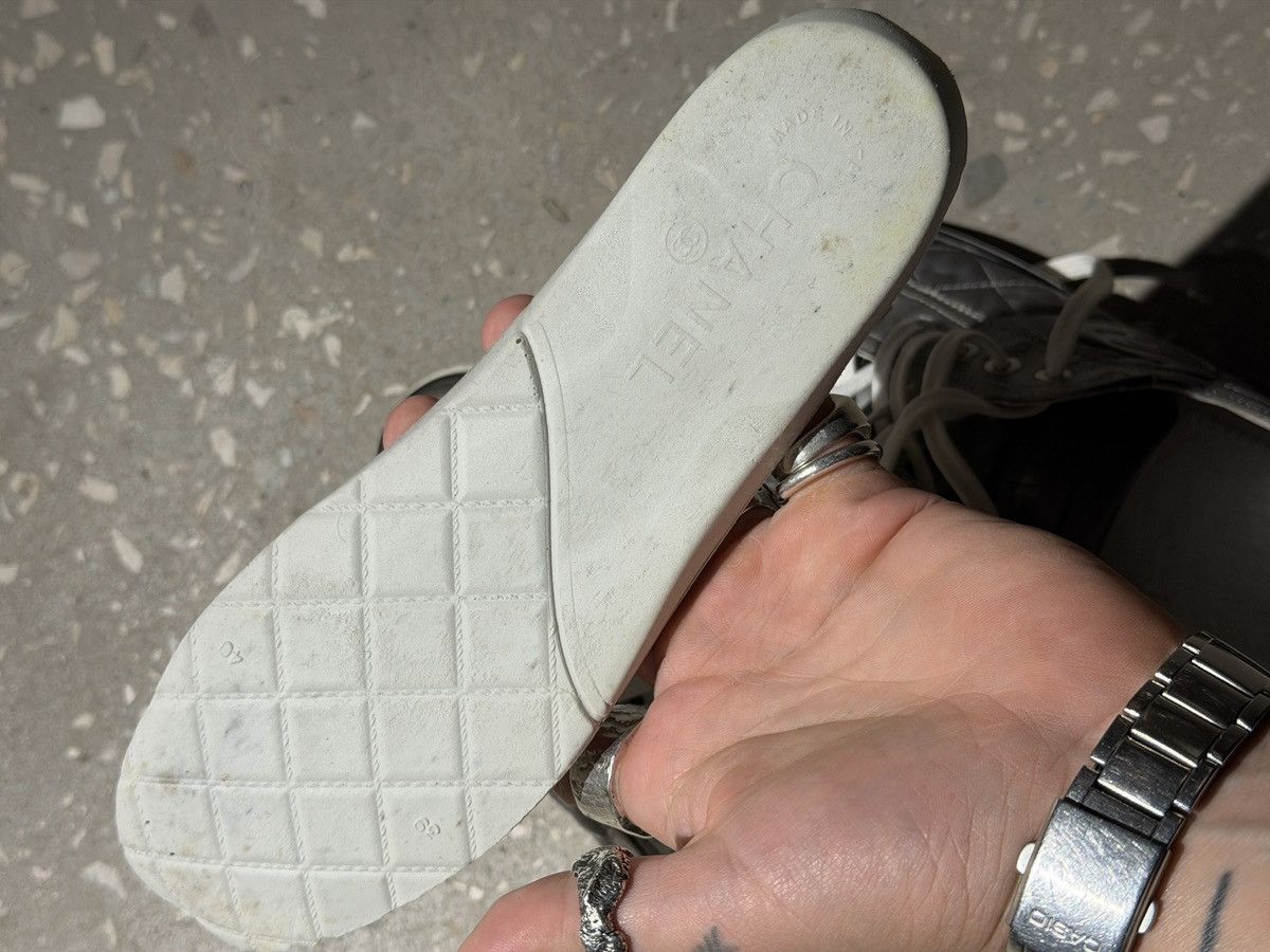 Chanel Chanel silver sneakers Size US 10 / IT 40 - 12 Thumbnail