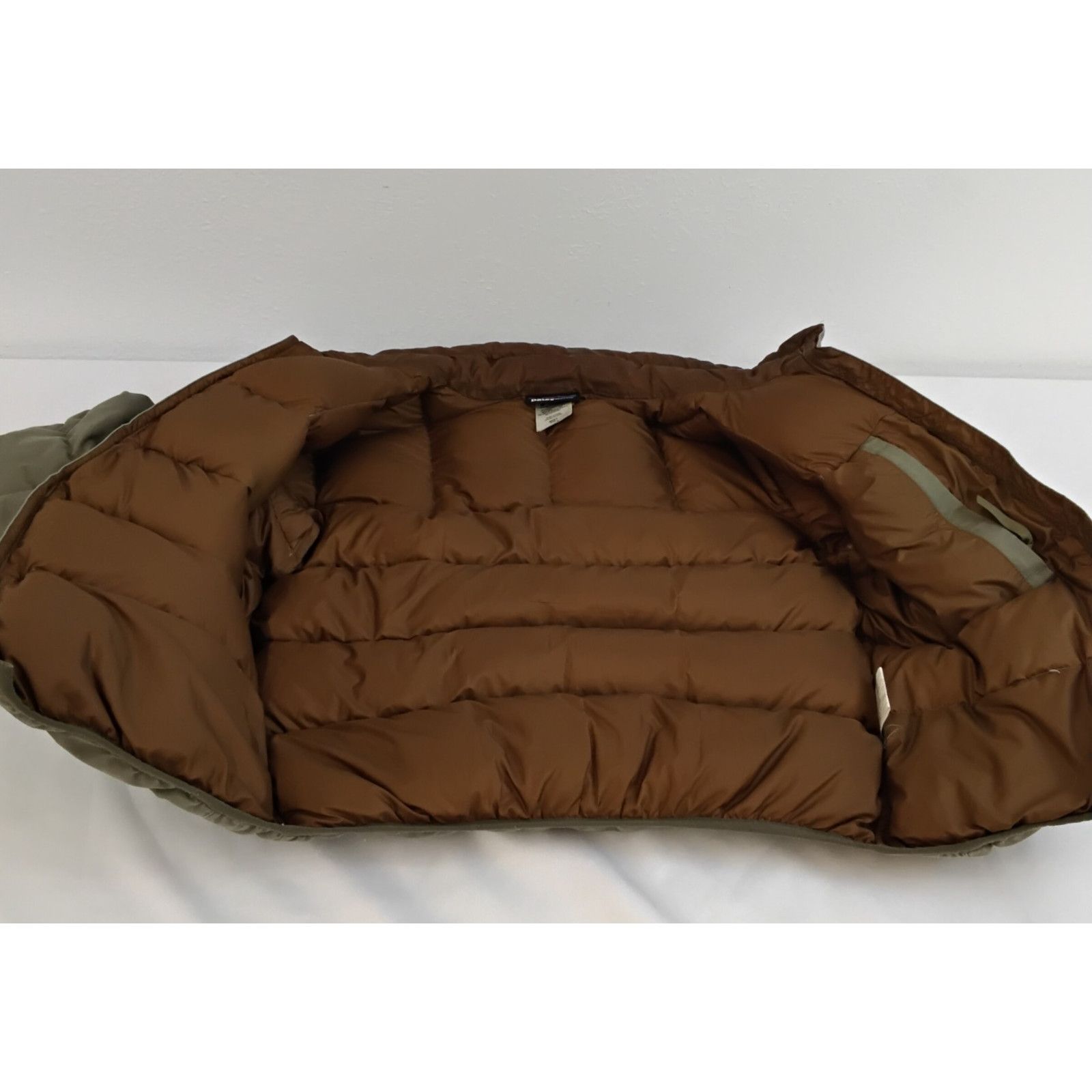 Patagonia Patagonia Down Puffer Jacket Men XXS Army Green Cotton Shell Size US XXS / EU 40 - 5 Thumbnail