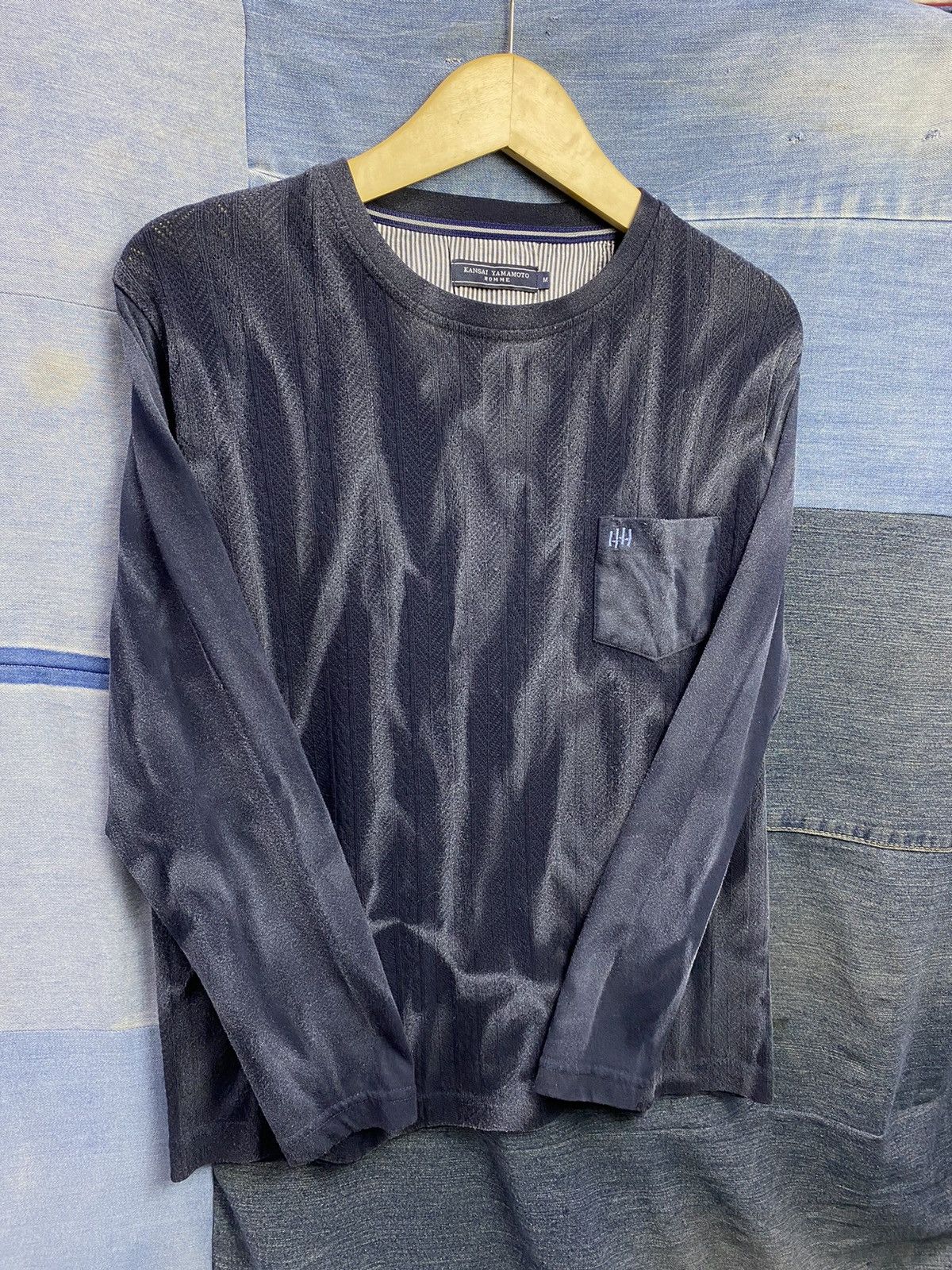 If Six Was Nine × Japanese Brand × Kansai Yamamoto kansai yamamoto smoked wash longsleeve Size US M / EU 48-50 / 2 - 4 Thumbnail