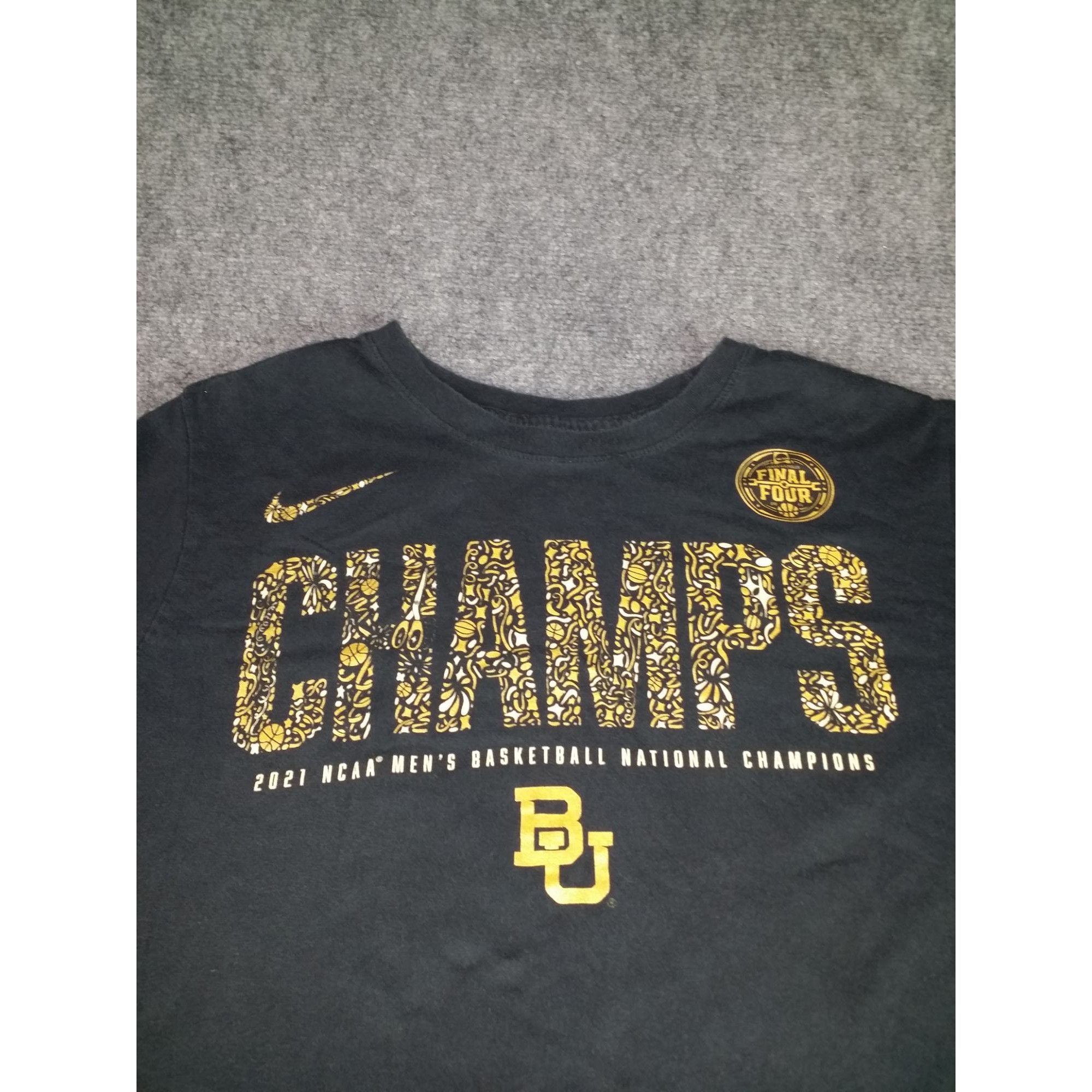 Nike Nike Baylor University Tshirt Men Sz L 2021 NCAA Basketball Size US L / EU 52-54 / 3 - 2 Thumbnail