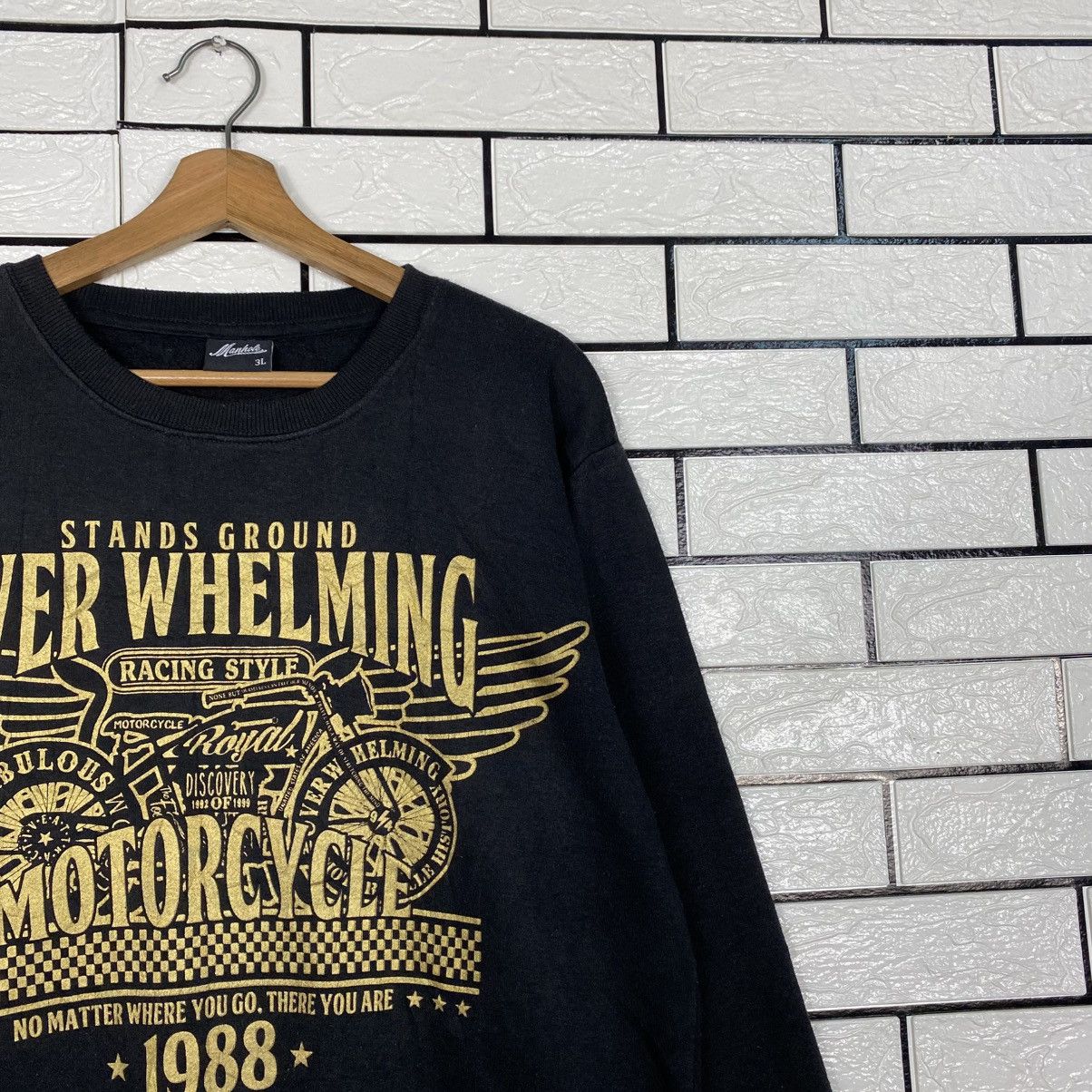 Japanese Brand 📌Punk Biker Style Sweatshirt Over Whelming Motorcycle Size US L / EU 52-54 / 3 - 7 Thumbnail