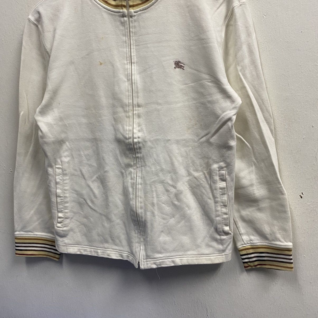 Burberry Burberry Black Label Cotton Zip Jacket – Heritage Trim Size US S / EU 44-46 / 1 - 4 Thumbnail