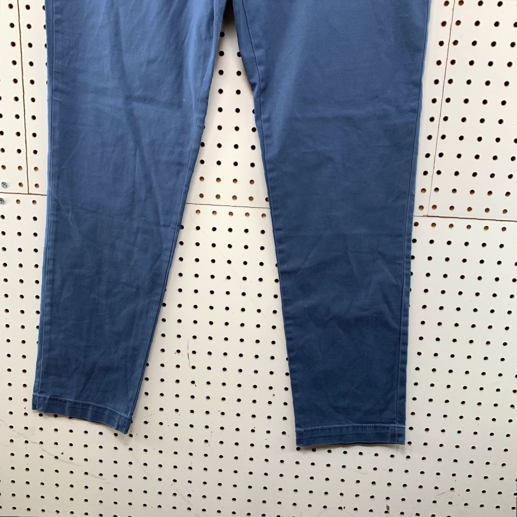 Banana Republic VINTAGE Banana Republic Chino Pants Mens 33x32 Blue Slim Fit Cotton Work School Size US 33 - 7 Thumbnail