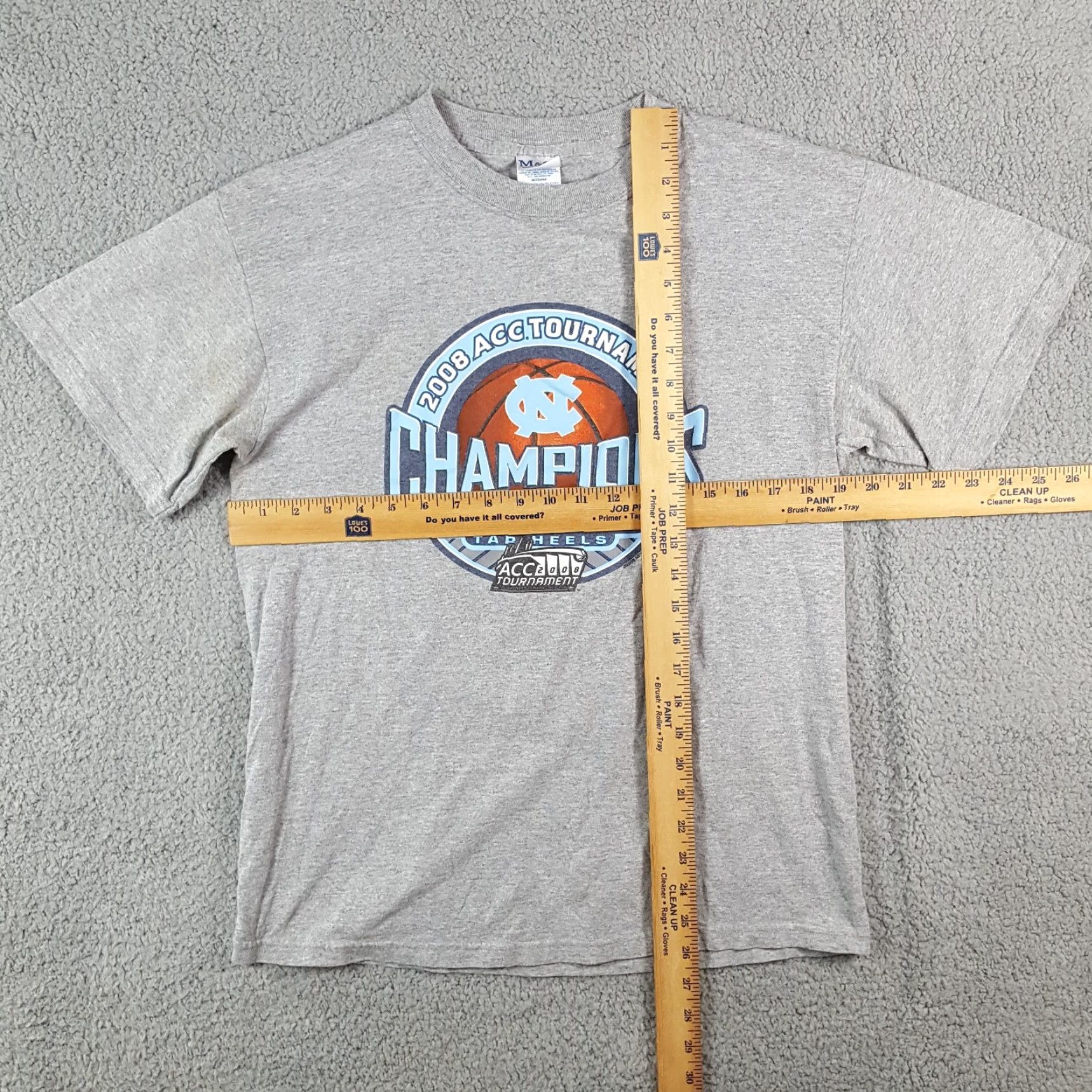 Vintage VINTAGE NCAA Basketball T-Shirt Men Medium Gray 2008 NC State ACC Champions Retro College Sports Y2K Size US M / EU 48-50 / 2 - 7 Thumbnail