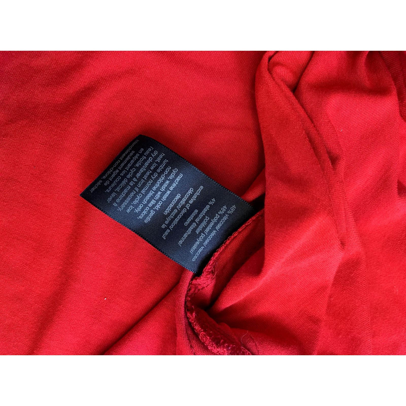 Tommy Hilfiger Red Women's Colorblock Tommy Hilfiger Blouse L Size L / US 10 / IT 46 - 7 Thumbnail