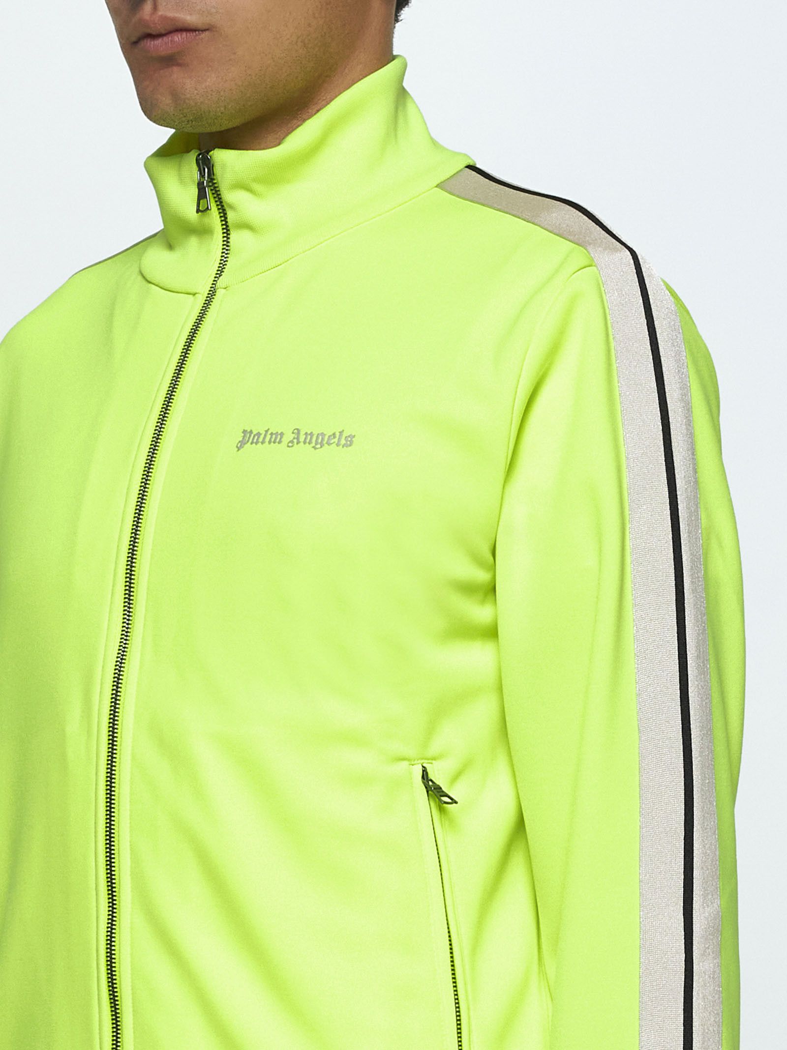 Palm Angels o1s22i1n1224 Track Sweatshirt in Fluo Yellow Size US L / EU 52-54 / 3 - 3 Thumbnail