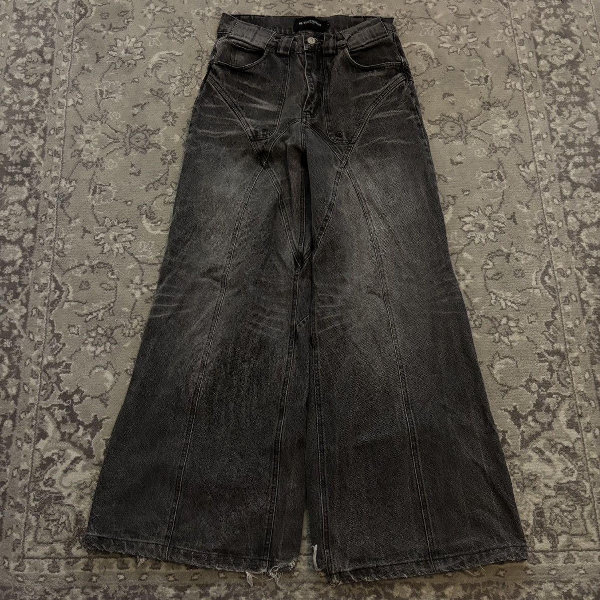 No Faith Studios Nofaithstudio sun faded dune baggy denim | Grailed
