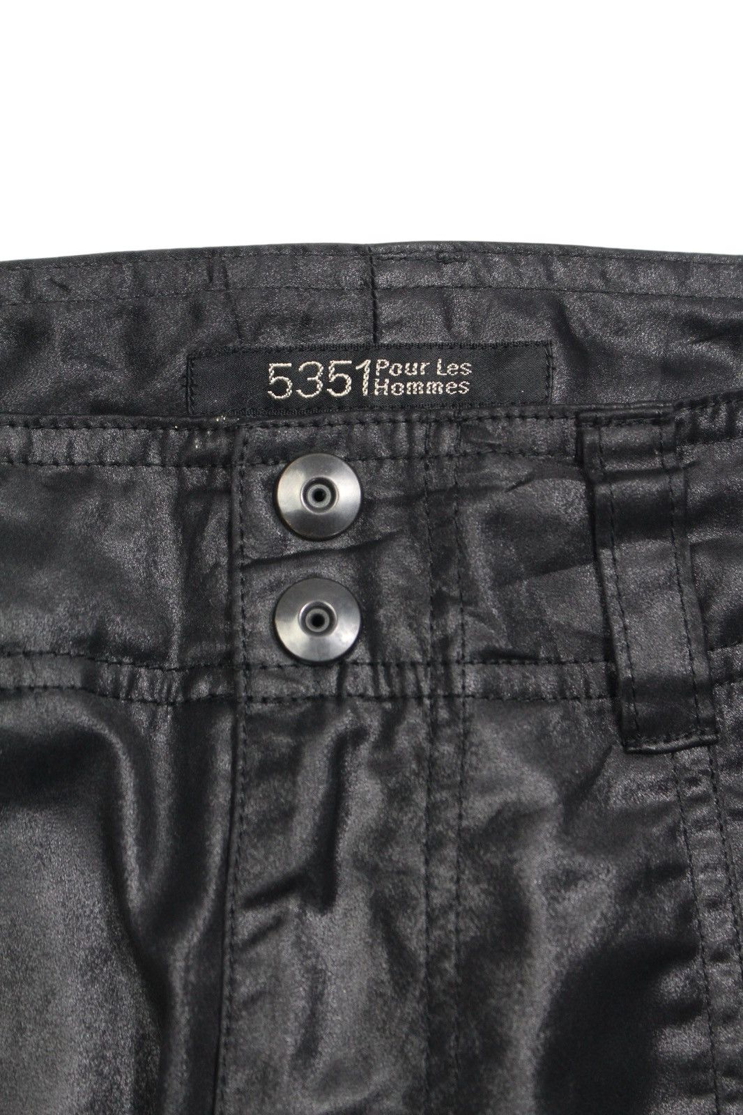 If Six Was Nine 2000S 5351 POUR LES HOMMES WAX UTILITY LONG SHORT Size US 30 / EU 46 - 5 Thumbnail