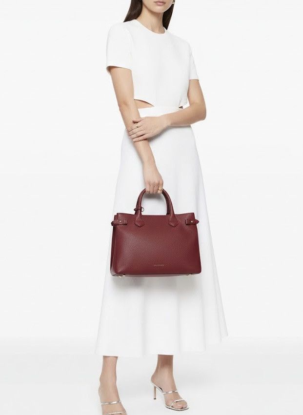Burberry Burberry House Check Derby Leather Medium Banner Bag Size ONE SIZE - 2 Thumbnail