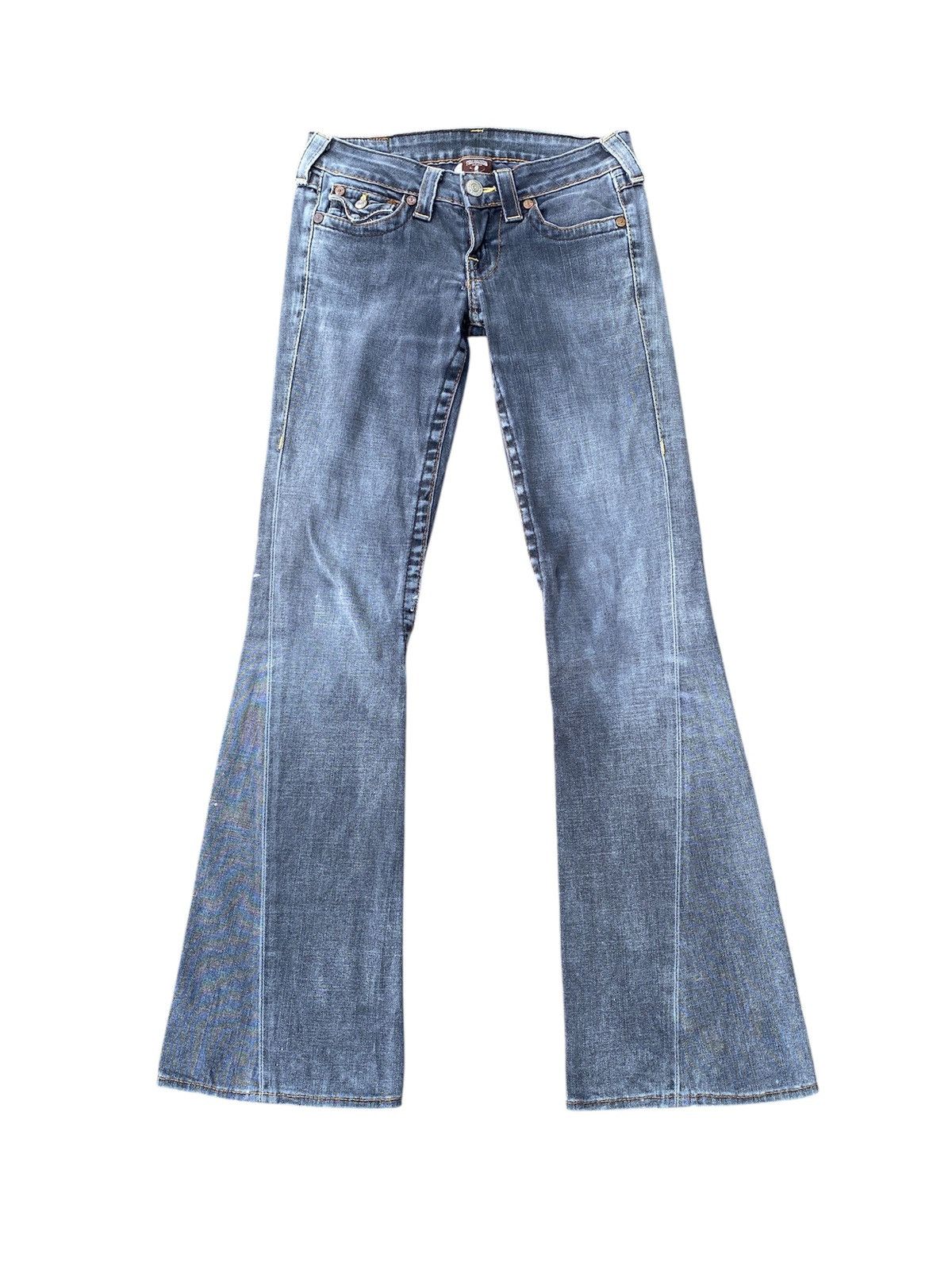 Japanese Brand × Le Grande Bleu (L.G.B.) × True Religion True Religion Flare Distressed Denim Size 26" / US 2 / IT 38 - 1 Thumbnail