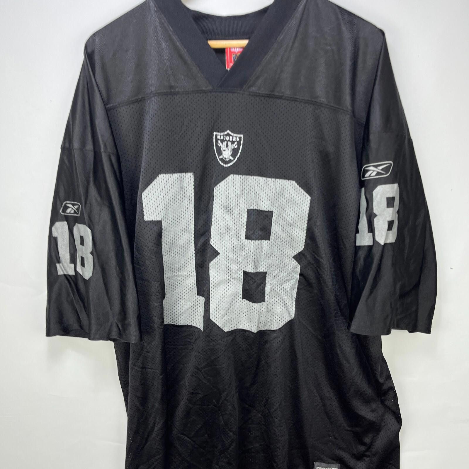 Reebok Vintage Oakland Raiders NFL Randy Moss Reebok Jersey 2XL Size ONE SIZE - 2 Thumbnail