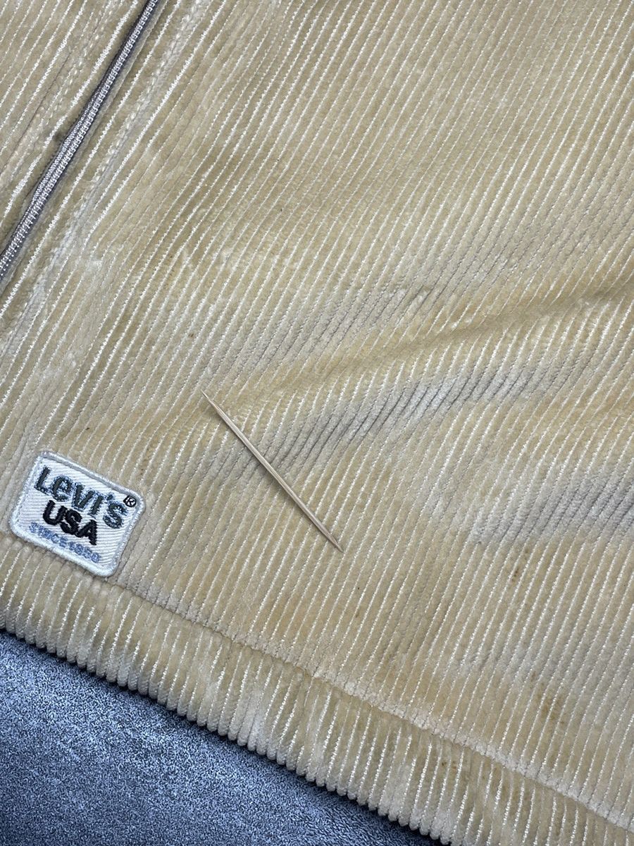 Levi's 💥RARE💥Vintage Levis 90s Corduroy Heavy Jacket Rare Hype Size US XXL / EU 58 / 5 - 12 Thumbnail