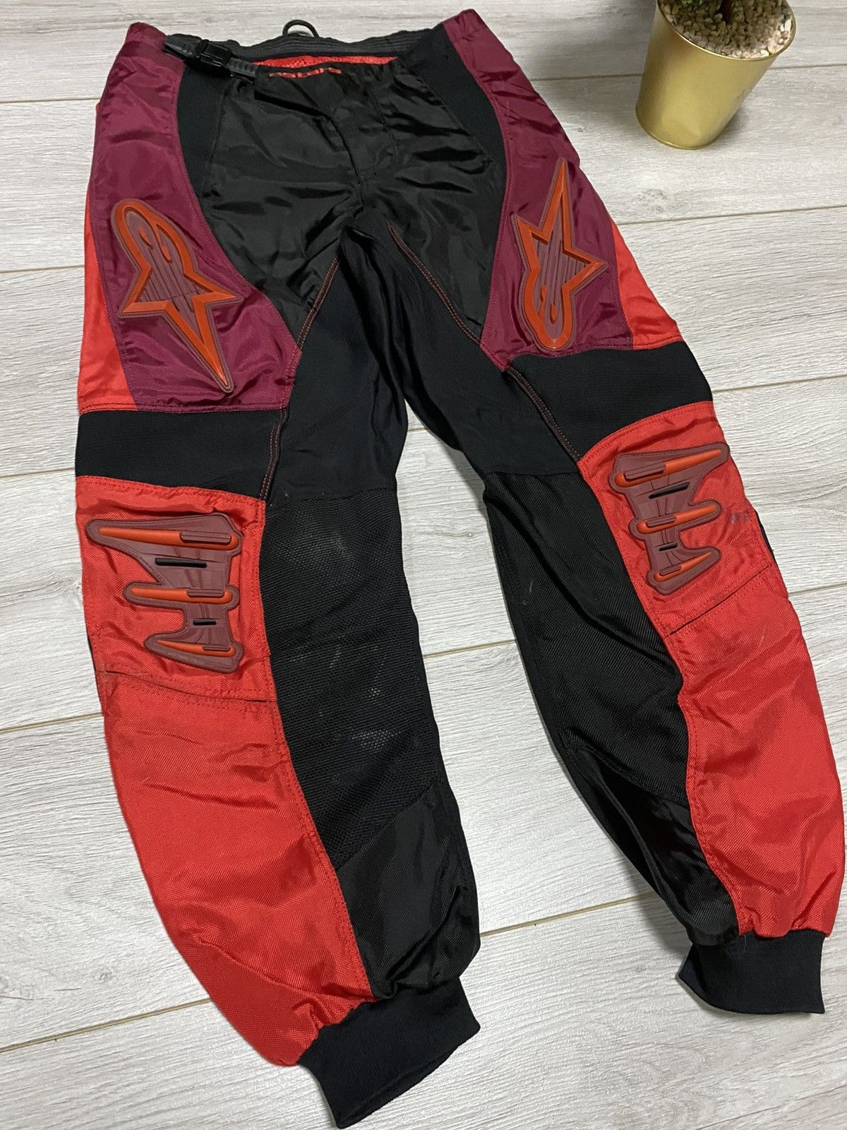 Alpinestars Alpinestars moto cross pants protection enduro big logo Size US 30 / EU 46 - 3 Thumbnail