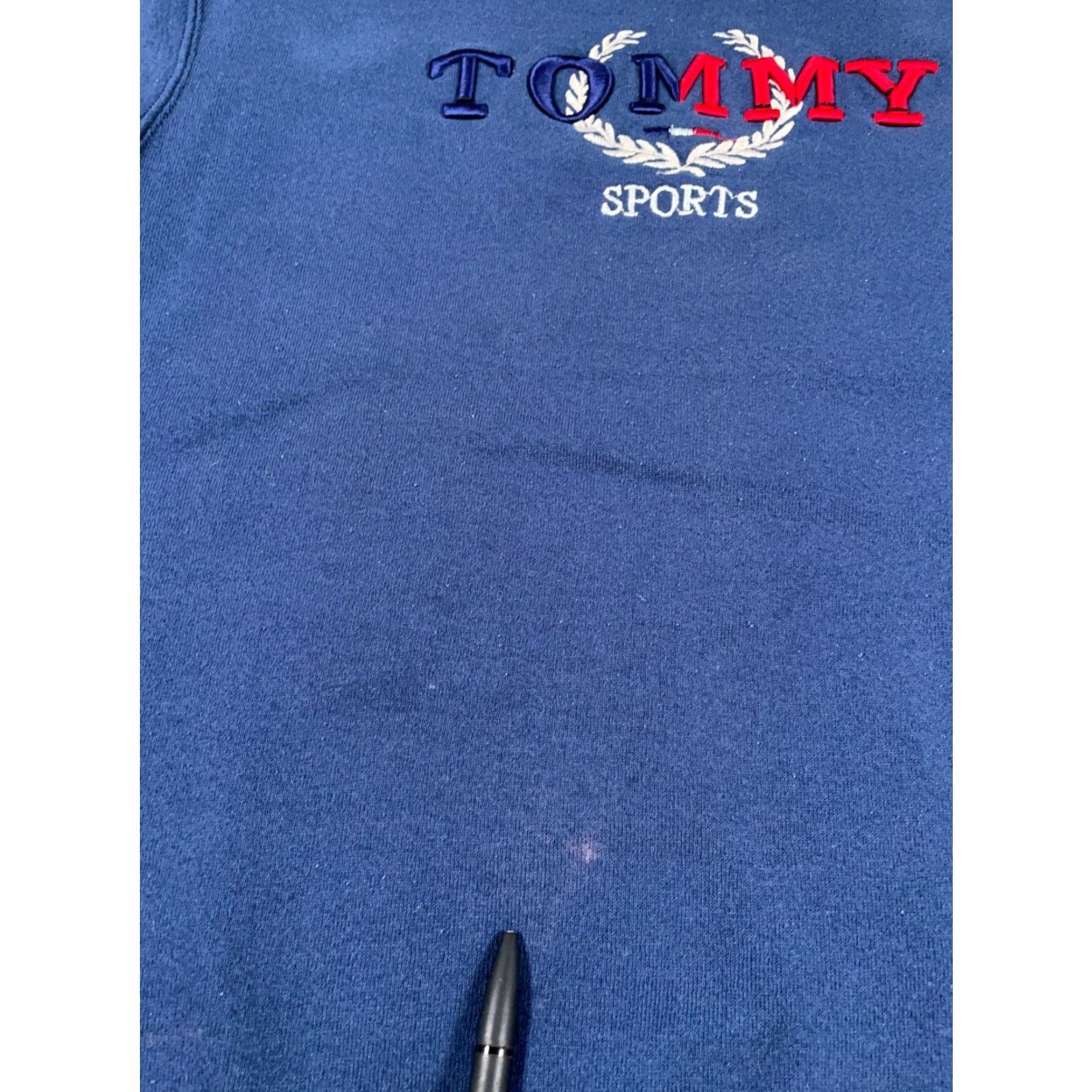 Etro Vintage Tommy Sports Sweatshirt Men Medium Blue 90s Retro Crewneck Embroidered Graphic Size US M / EU 48-50 / 2 - 6 Thumbnail