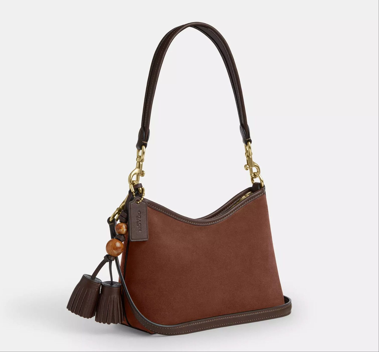 Coach NWT Coach Laurel Small Shoulder Bag With Tassels CCF14 Size ONE SIZE - 13 Thumbnail