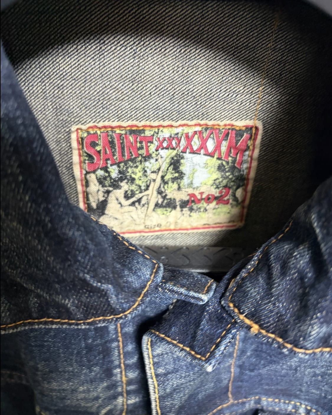 Saint Michael Saint Michael Berberjin Denim Jacket Size US M / EU 48-50 / 2 - 3 Thumbnail
