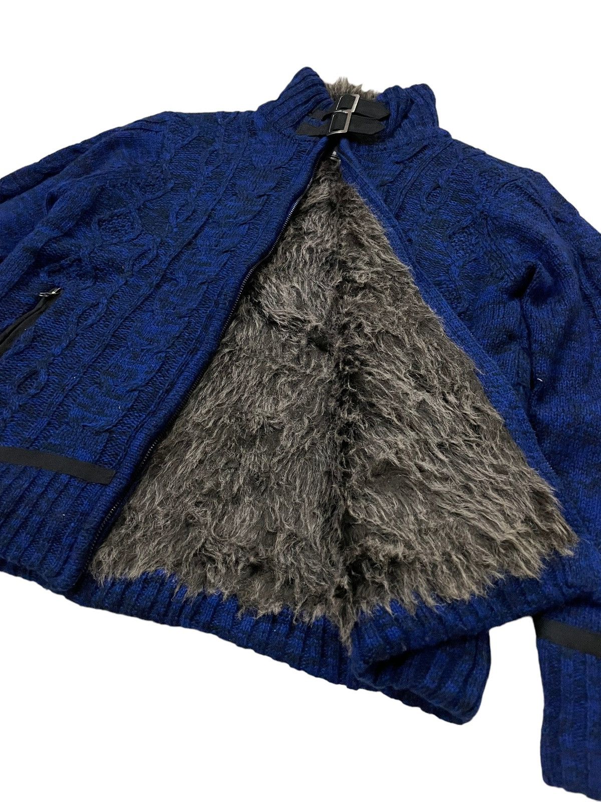 Japanese Brand × Seditionaries L’Garage Winter Knit Fleece Bondage Punk Jacket Size US M / EU 48-50 / 2 - 2 Thumbnail