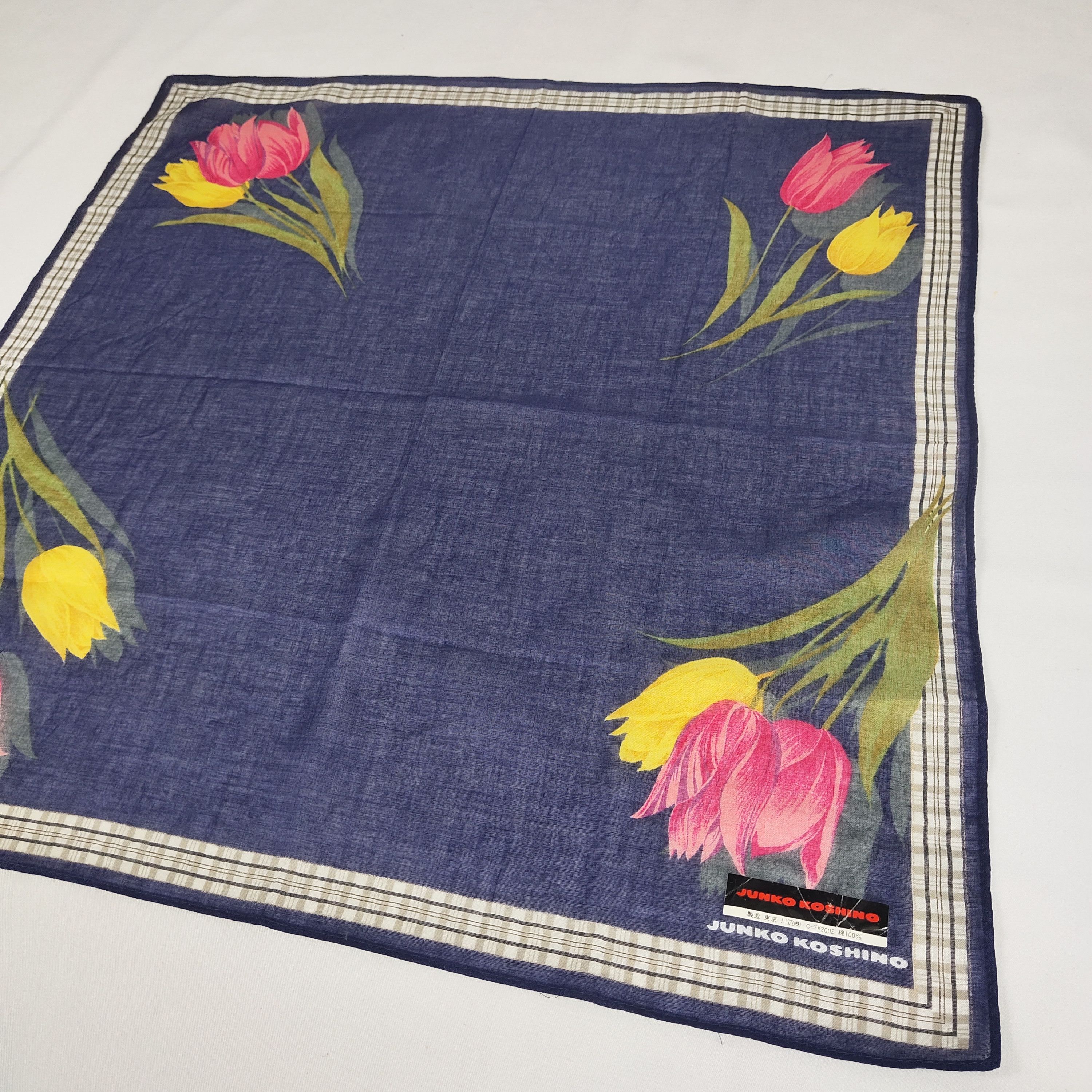 Mr. Junko × Vintage Junko Koshino Handkerchief / Neckerchief / Bandana FZ414 Size ONE SIZE - 4 Thumbnail