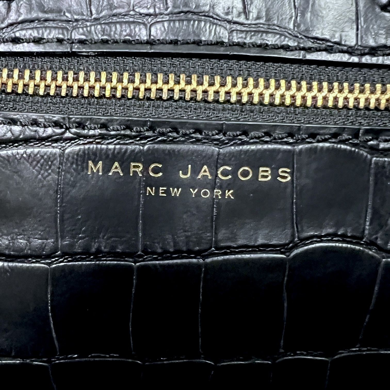 Marc Jacobs Marc Jacobs Cruiser Crocodile Embossed Satchel $495 Retail Size ONE SIZE - 6 Thumbnail