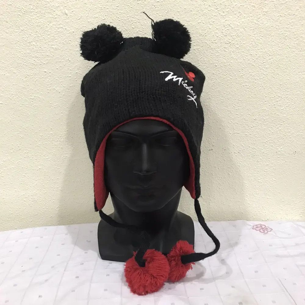 Disney × Mickey Mouse Disney Mickey Mouse Bunny Horn Beanie Hat Size ONE SIZE - 2 Thumbnail